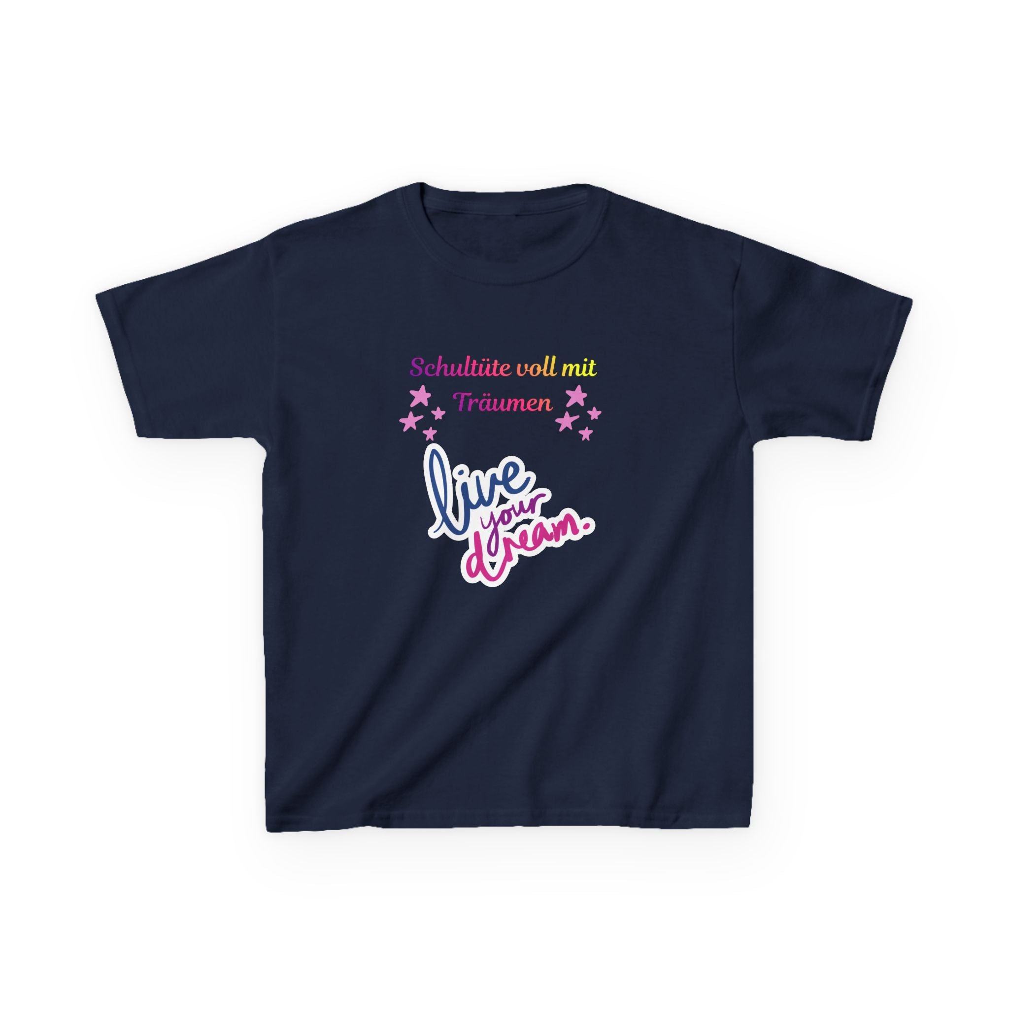Schultüte voll mit Träumen Kinder T-Shirt | Einschulung Mädchen | Süßes Schulstart Shirt