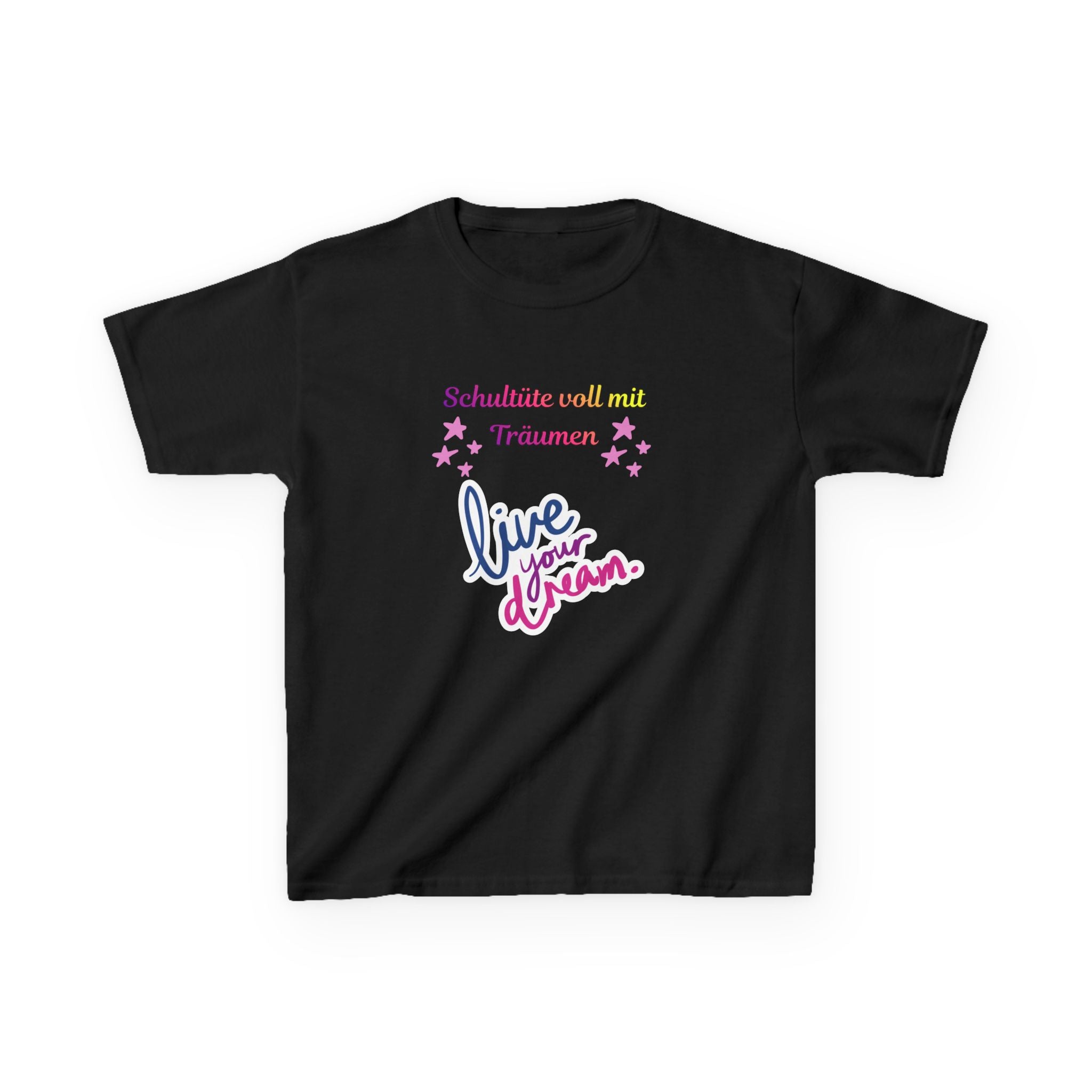 Schultüte voll mit Träumen Kinder T-Shirt | Einschulung Mädchen | Süßes Schulstart Shirt