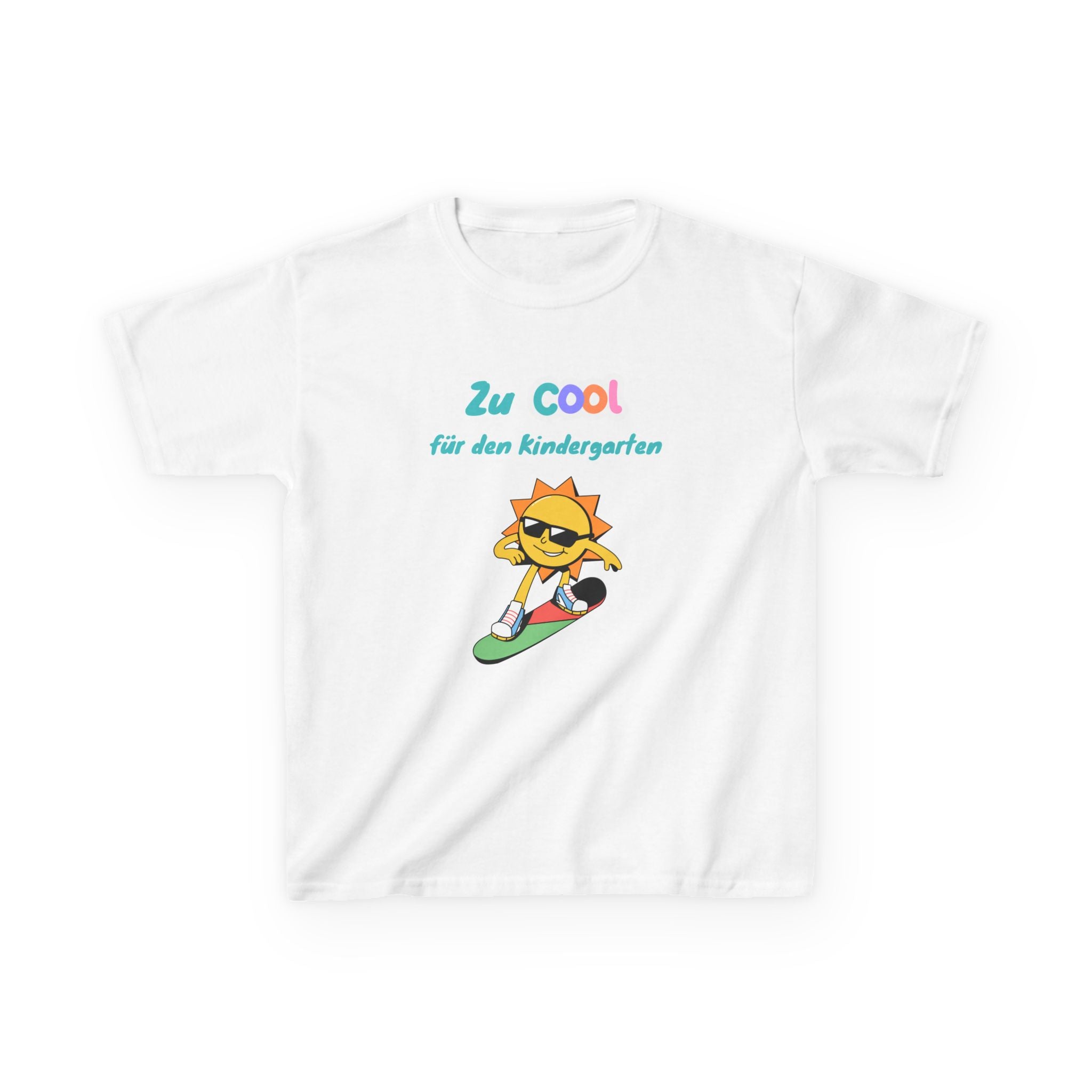 Zu cool für den Kindergarten Kinder T-Shirt | Einschulung Jungen | Lustiges Schulstart Shirt