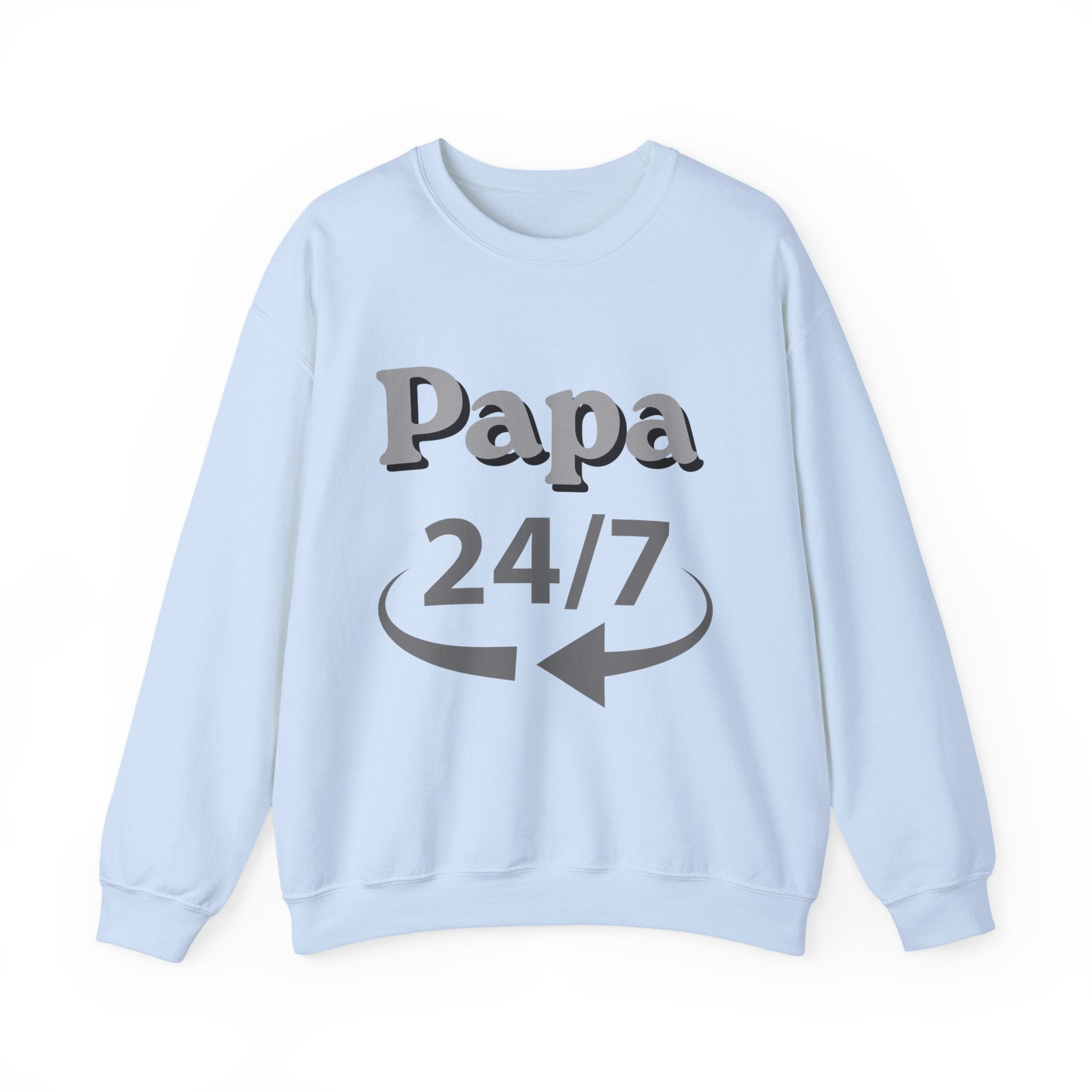 Papa 24/7 Sweatshirt – Geschenk für Papa – Cooler Papa Pullover – Vatertag Geschenk Idee