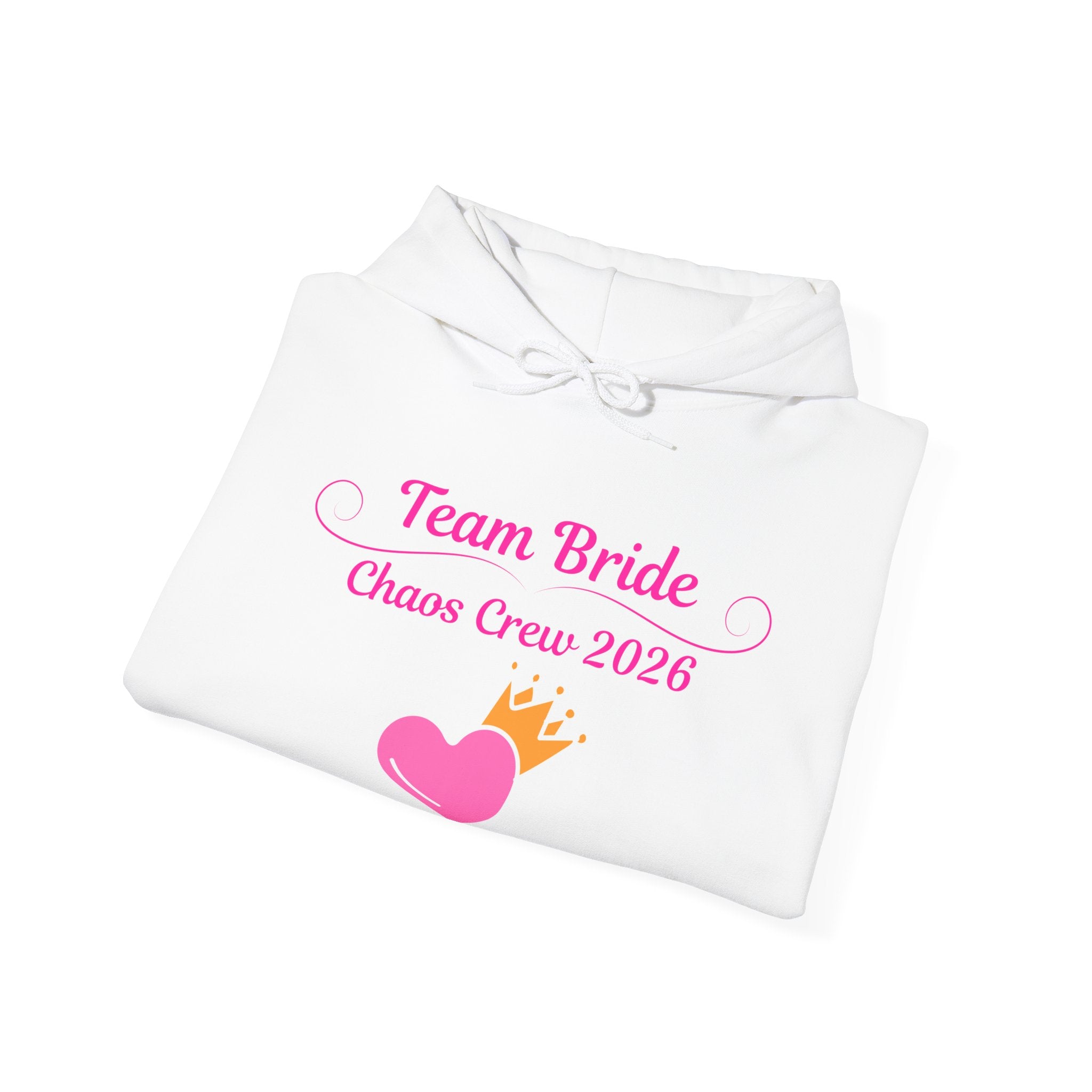 Team Bride Hoodie – Chaos Crew 2026 | JGA Hoodie Frauen | Junggesellinnenabschied Outfit