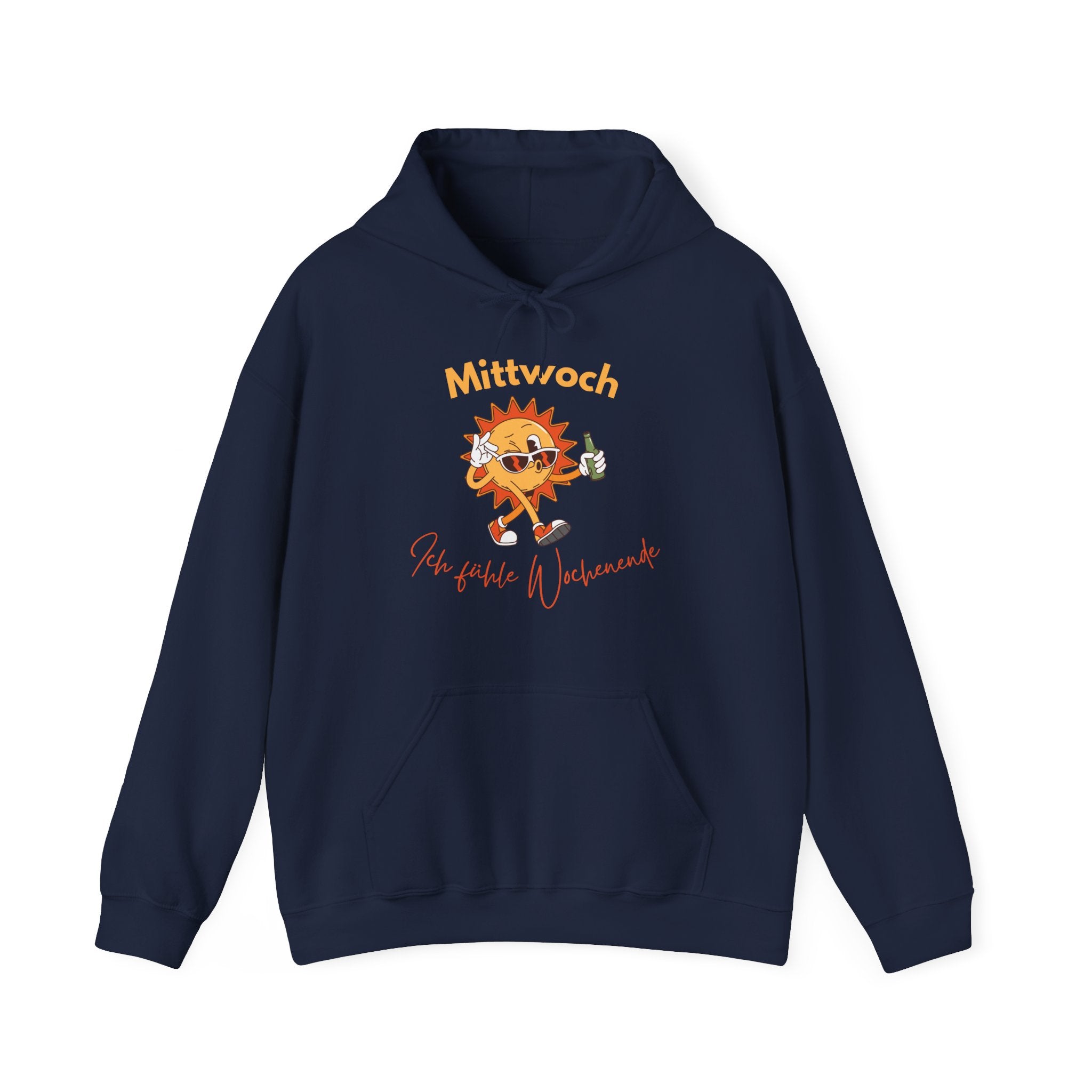 Mittwoch ich fühle Wochenende Hoodie – Lustiger Hoodie Wochentag – Büro Humor Hoodie – Geschenk Kollegen – Hoodie mit Spruch