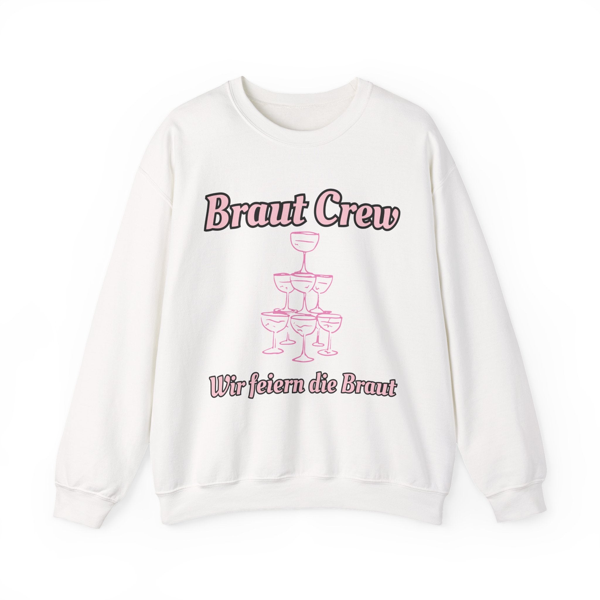 Braut Crew Sweatshirt – Wir feiern die Braut | JGA Pullover Frauen | Junggesellinnenabschied Outfit