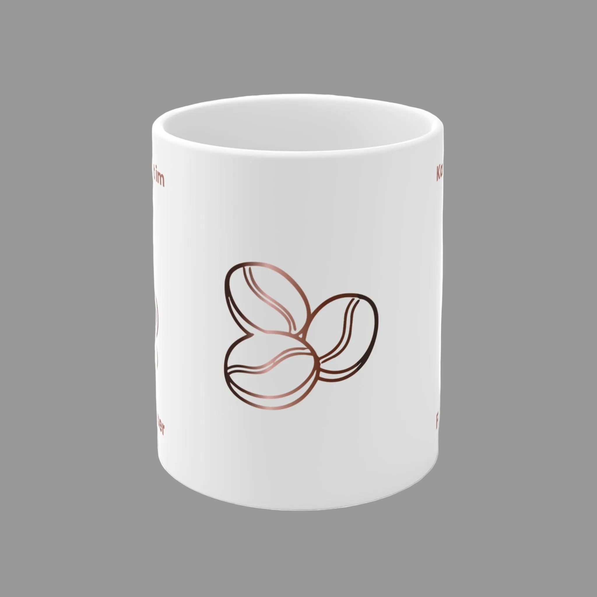 Kaffeetasse „Kaffee schmeckt im Frühling besser“ – 330 ml Keramiktasse | Frühlingsbecher | Geschenk für Kaffeeliebhaber | Tasse mit Kaffeemotiv