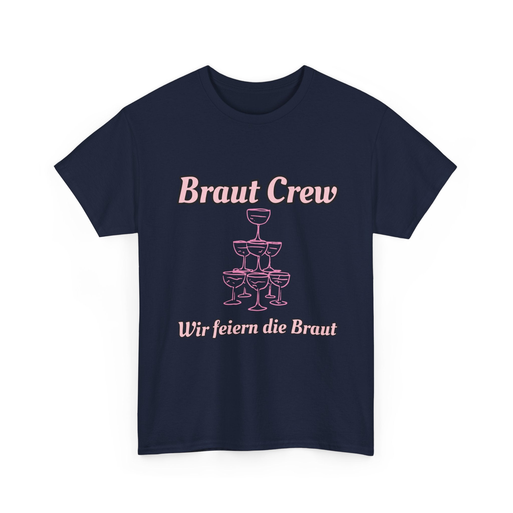 Braut Crew T-Shirt – Wir feiern die Braut | JGA Shirt Frauen | Junggesellinnenabschied Outfit