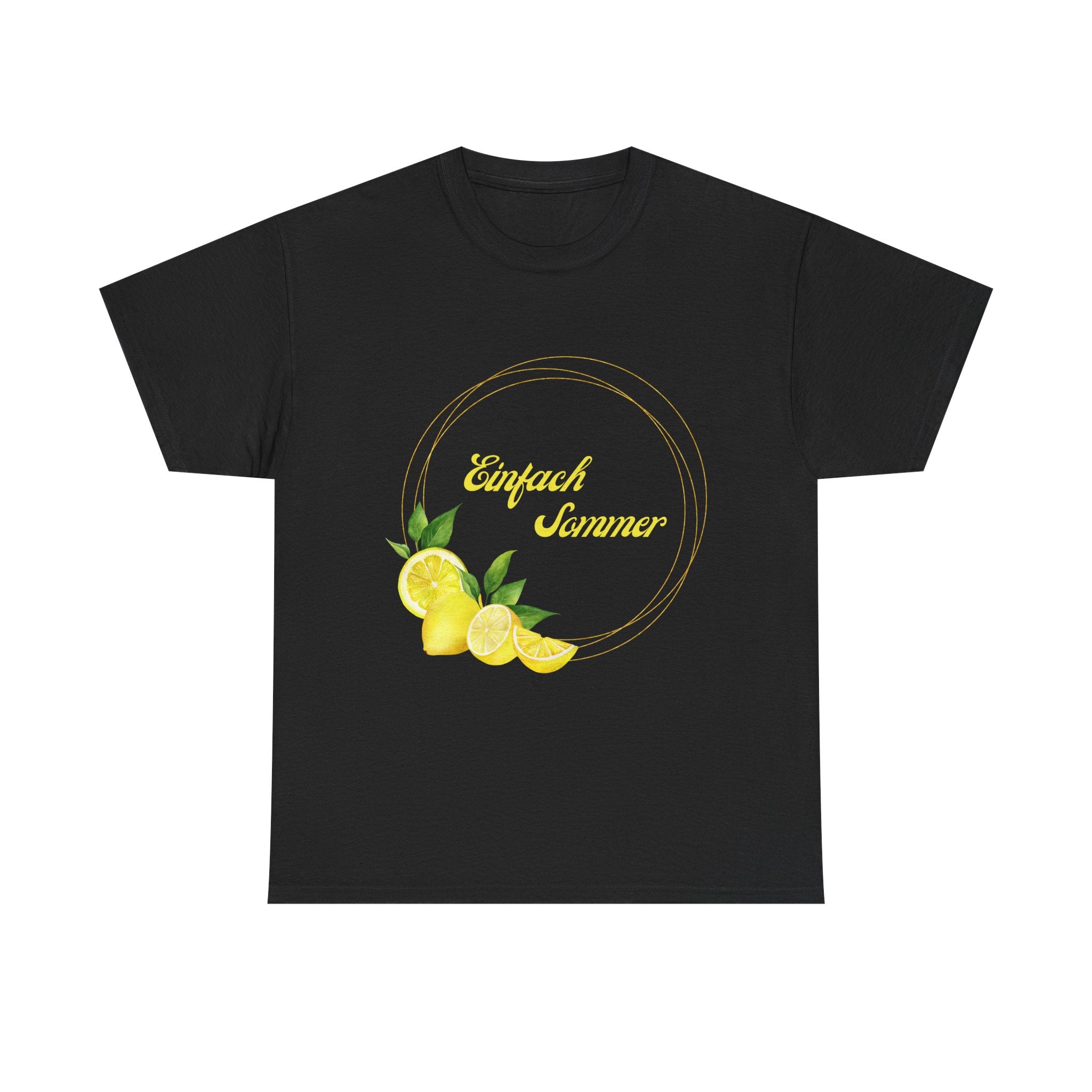 Einfach Sommer T-Shirt | Zitronen Sommer Shirt Damen Herren | Lemon Summer Outfit | Urlaub Shirt