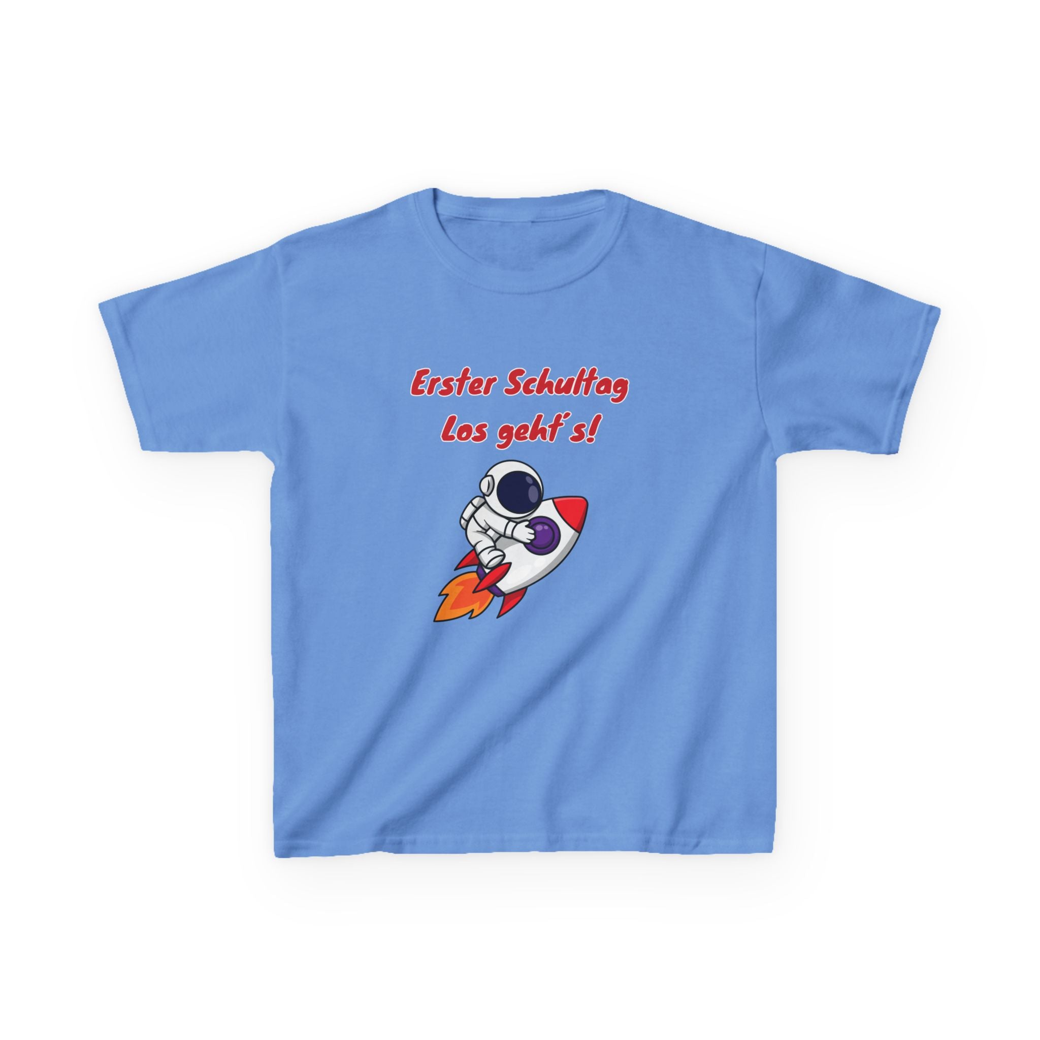 Erster Schultag Los geht’s Kinder T-Shirt | Einschulung Jungen | Cooles Schulstart Shirt mit Rakete