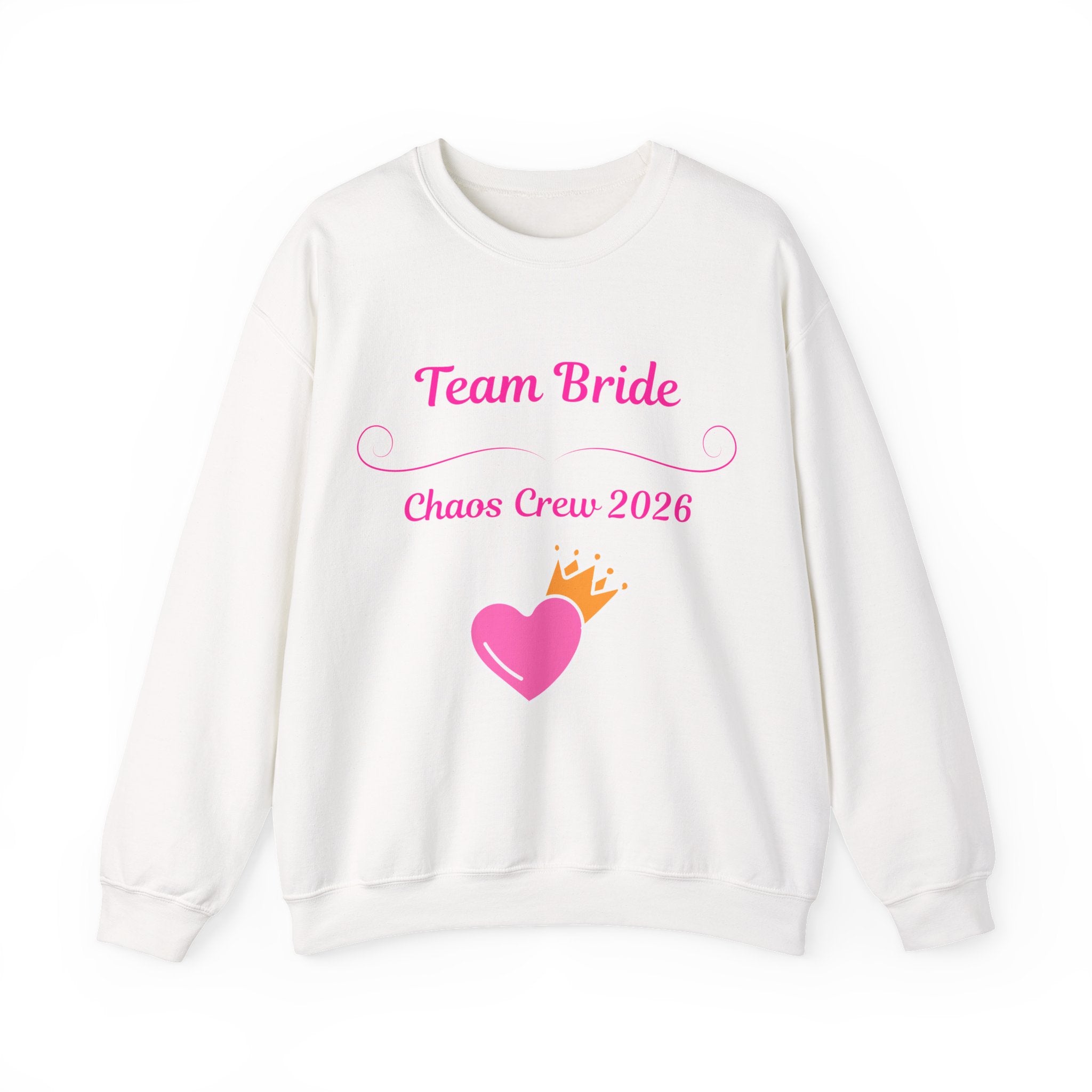 Team Bride Sweatshirt – Chaos Crew 2026 | JGA Pullover Frauen | Junggesellinnenabschied Outfit