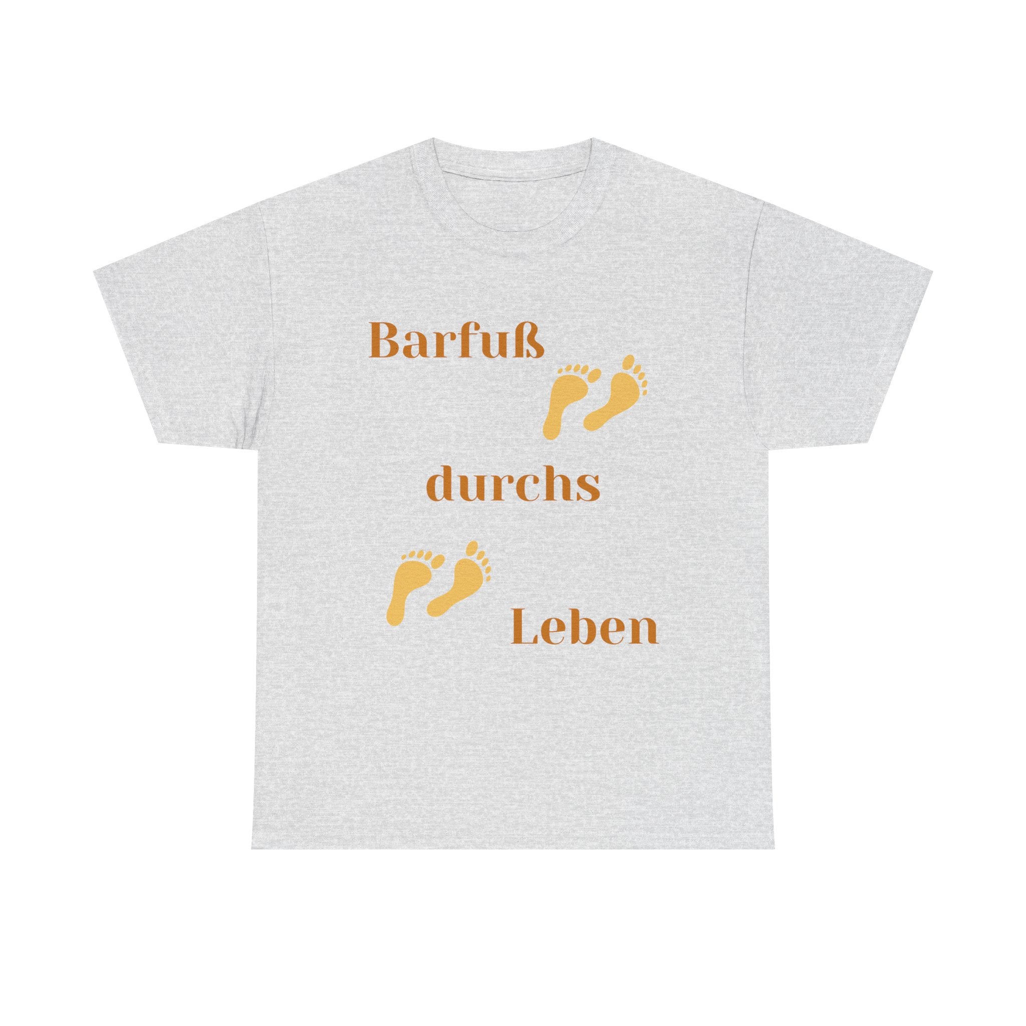 Barfuß durchs Leben T-Shirt | Sommer Shirt Damen Herren | Beach Vibes Shirt | Urlaub Strand Outfit