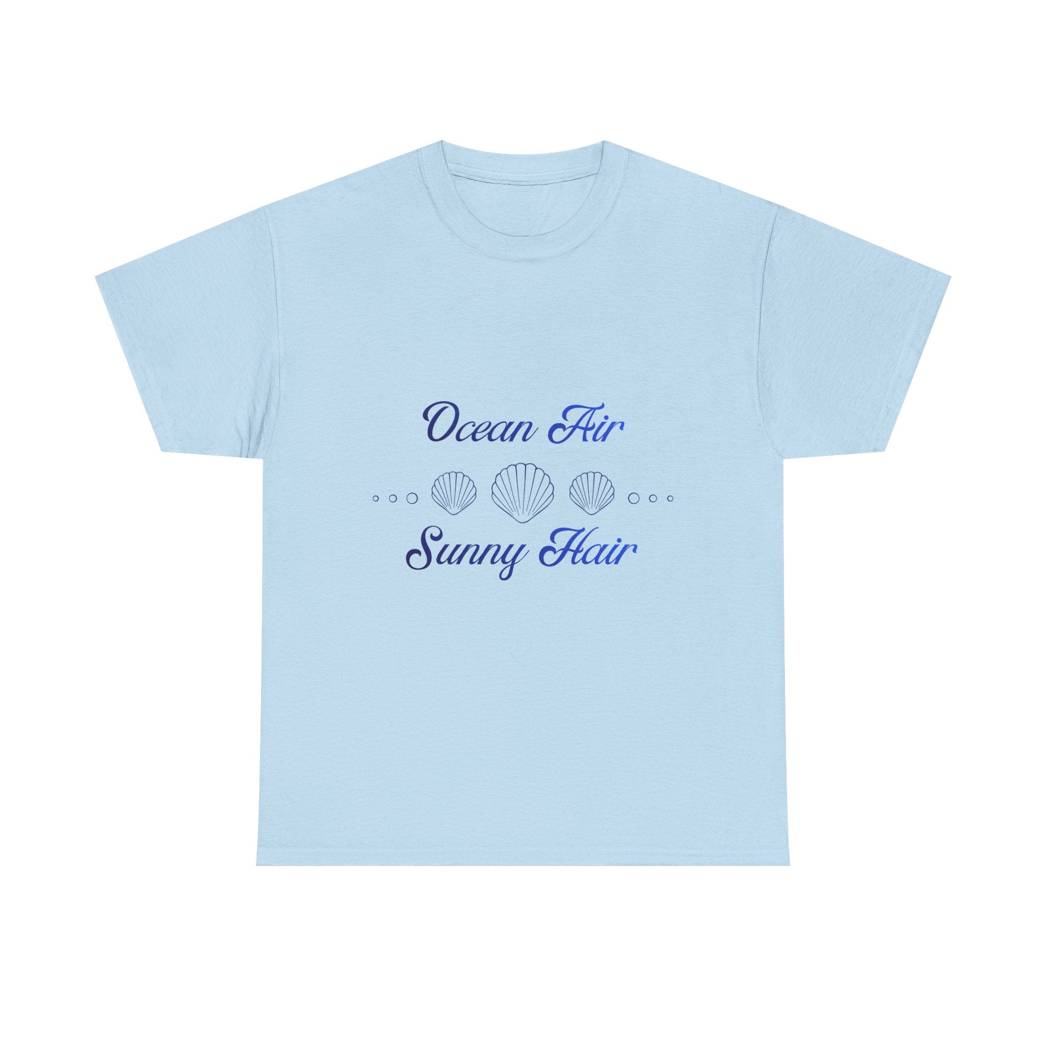 Ocean Air & Sunny Hair T-Shirt | Sommer Shirt Damen Herren | Strand Urlaub Shirt | Beach Vibes Outfit
