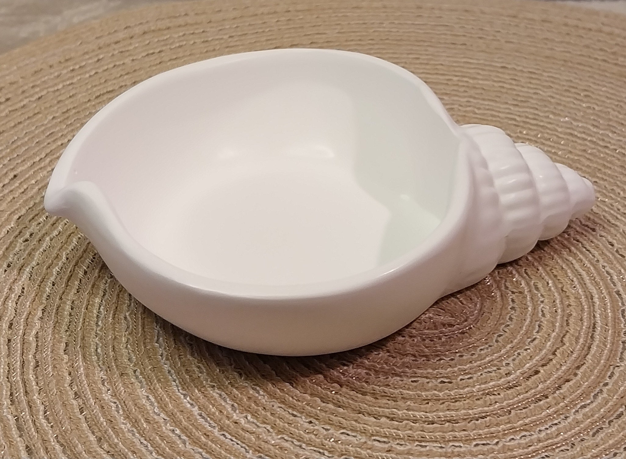 Große Muschelschale aus Keramik – Maritime Deko & Schmuckschale