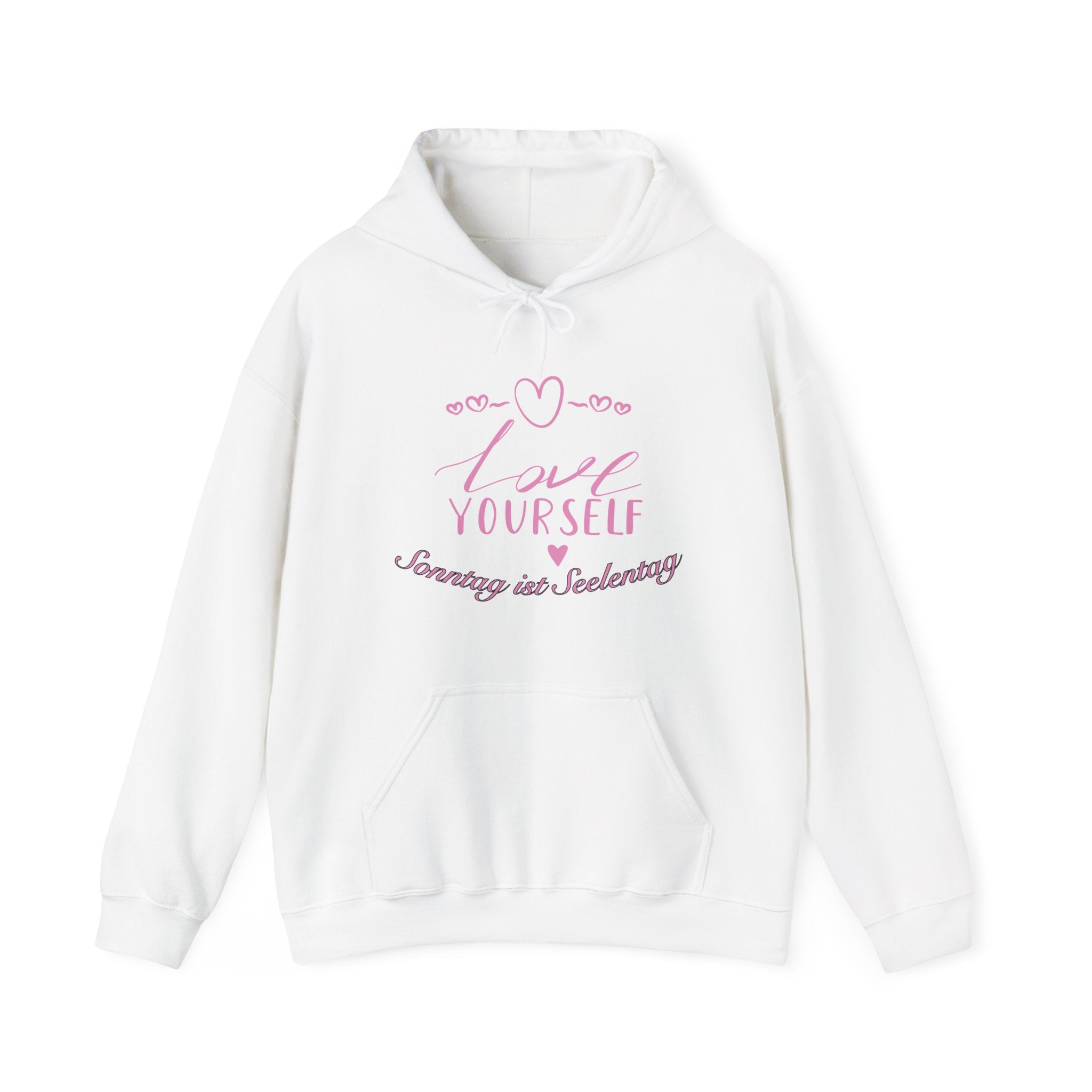 Hoodie „Sonntag ist Seelentag“ – Love Yourself Hoodie | Selbstliebe Hoodie Damen & Herren | Cozy Hoodie für Me-Time & Entspannung | Geschenk für Frauen und Männer