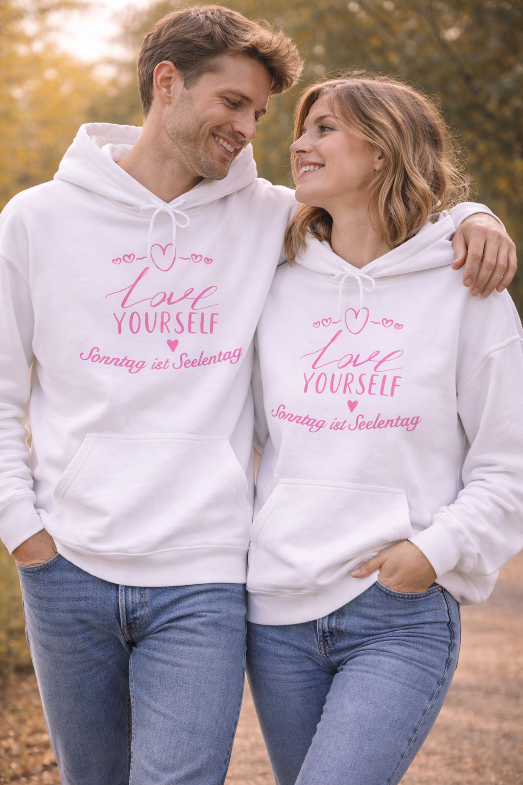 Hoodie „Sonntag ist Seelentag“ – Love Yourself Hoodie | Selbstliebe Hoodie Damen & Herren | Cozy Hoodie für Me-Time & Entspannung | Geschenk für Frauen und Männer