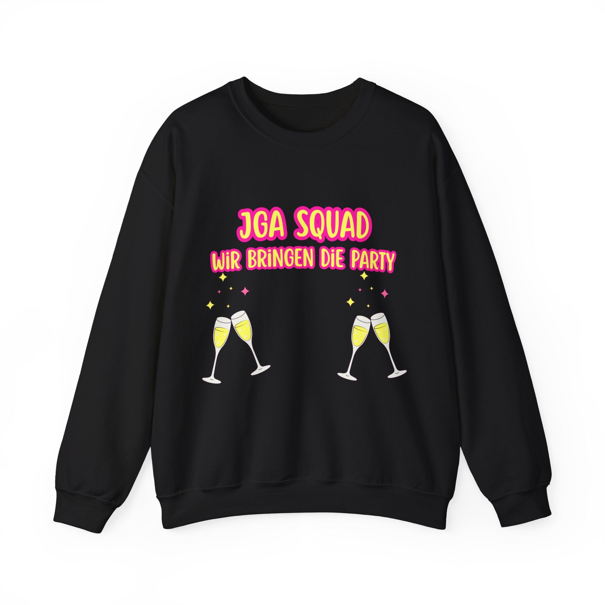 JGA Squad Sweatshirt – Wir bringen die Party | Junggesellinnenabschied Pullover | Team Bride Outfit