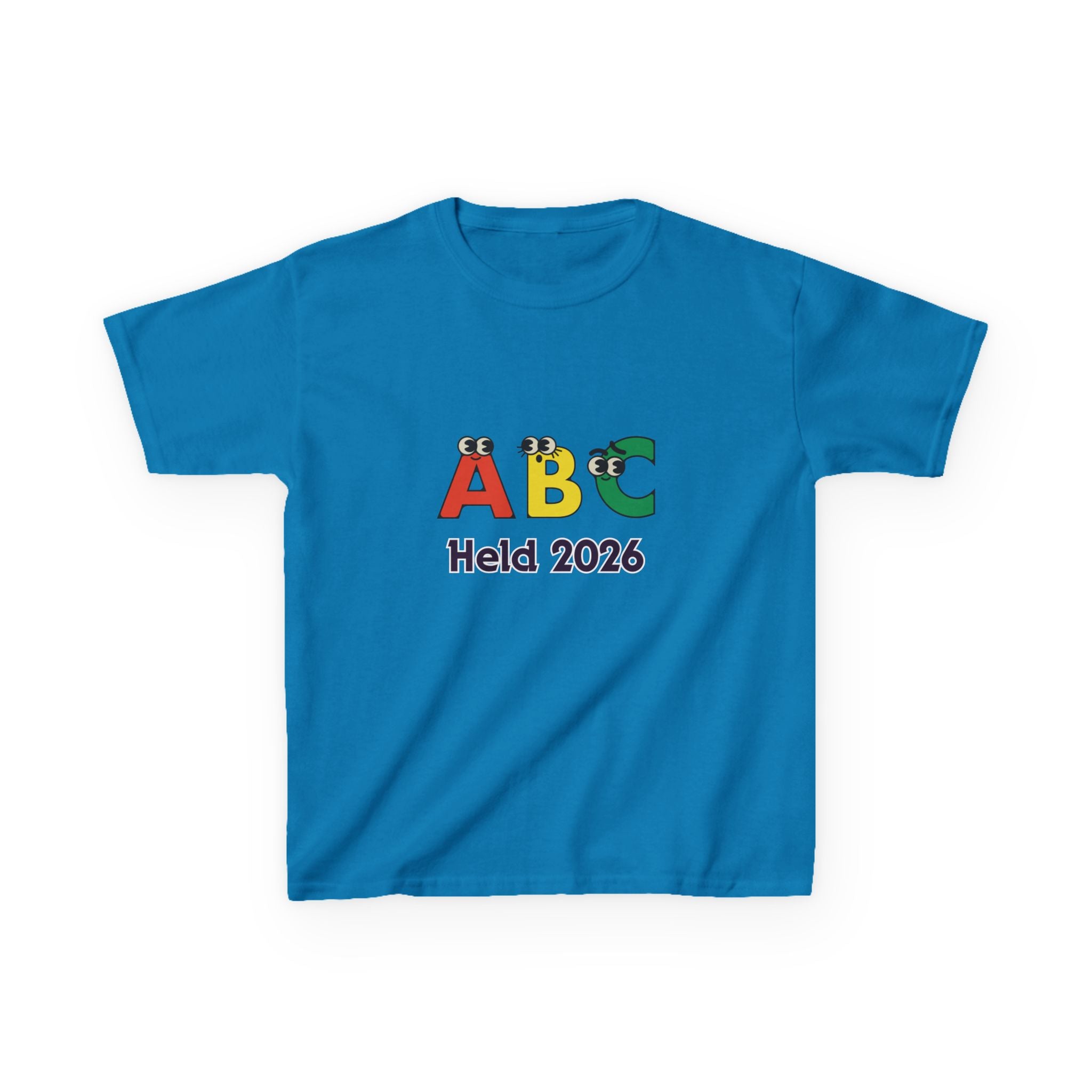 ABC Held 2026 Kinder T-Shirt | Einschulung Jungen & Mädchen | Süßes Schulstart Shirt mit ABC Motiv