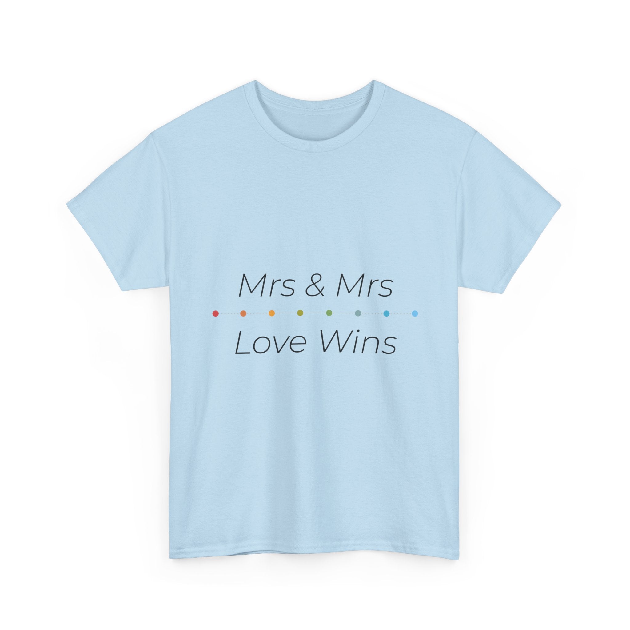 T-Shirt „Mrs & Mrs Love Wins“ – LGBTQ Hochzeit Shirt – Geschenk für Frauenpaar