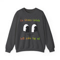 Ein kleines Lächeln hellt jeden Tag auf Sweatshirt – Süßer Spruch Pullover – Gute Laune Geschenk – Motiv mit Gesicht