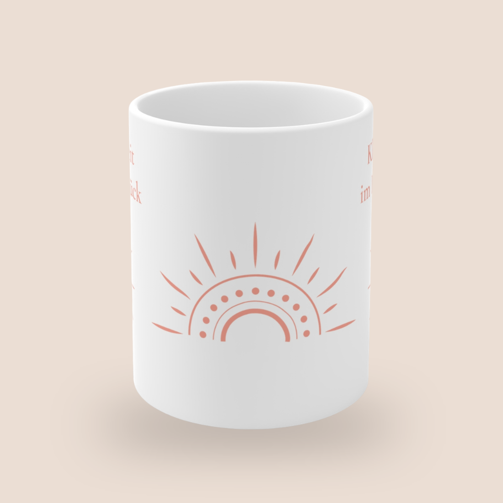 Kleine Auszeit im Frühlingsglück Tasse – Frühlings Tasse 330 ml – Geschenkidee Frühling – Wohlfühl Tasse Kaffee Tee