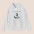Spring Horse Hoodie – Pferde Hoodie mit Blumen – Frühlings Hoodie für Pferdeliebhaber