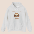 Frühling macht mich müde Hoodie – Lustiger Frühlings Hoodie – Faultier Hoodie – Gemütlicher Hoodie Spruch – Geschenk Idee