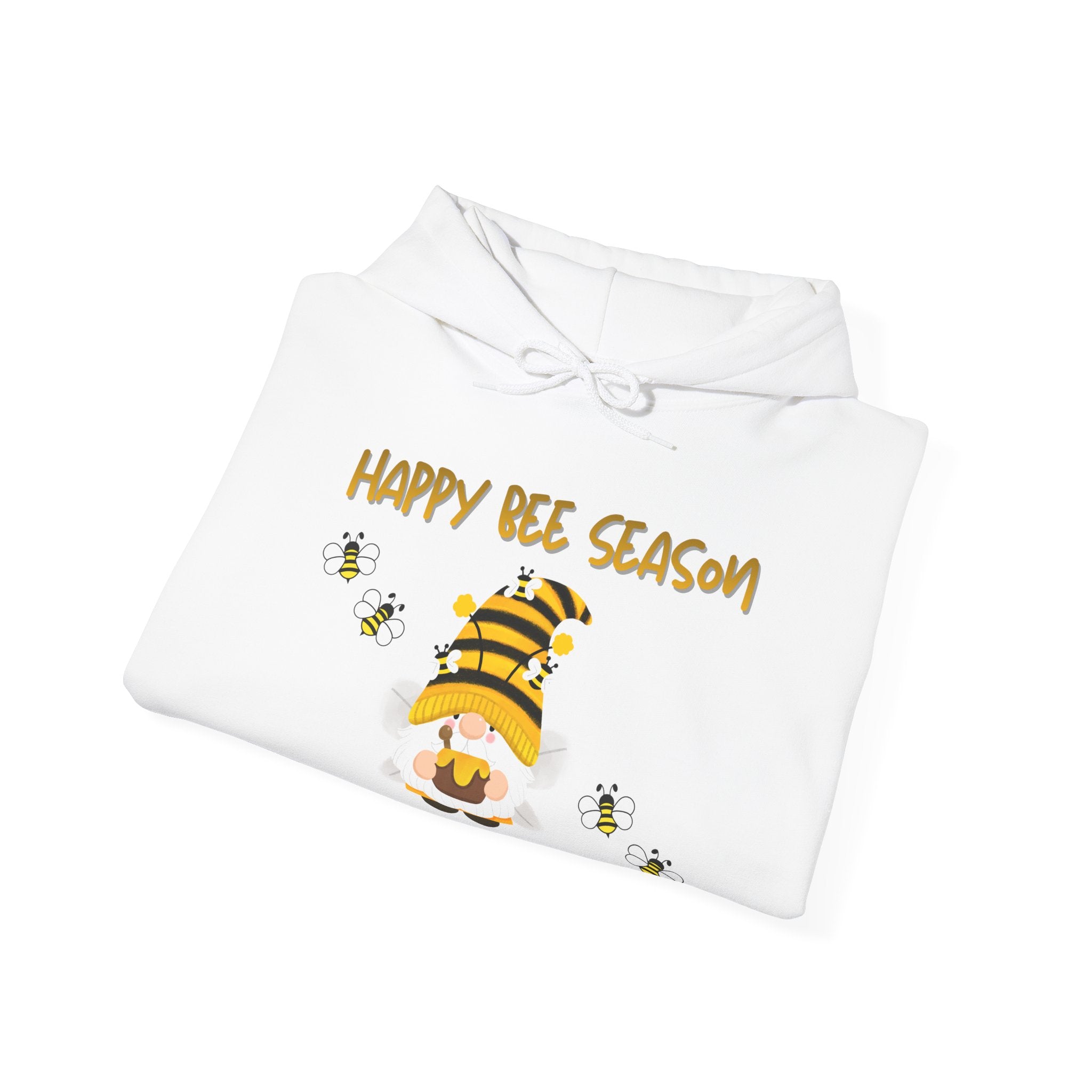 Happy Bee Season Hoodie – Süßer Frühlings Hoodie mit Bienen – Hoodie mit Wichtel Design