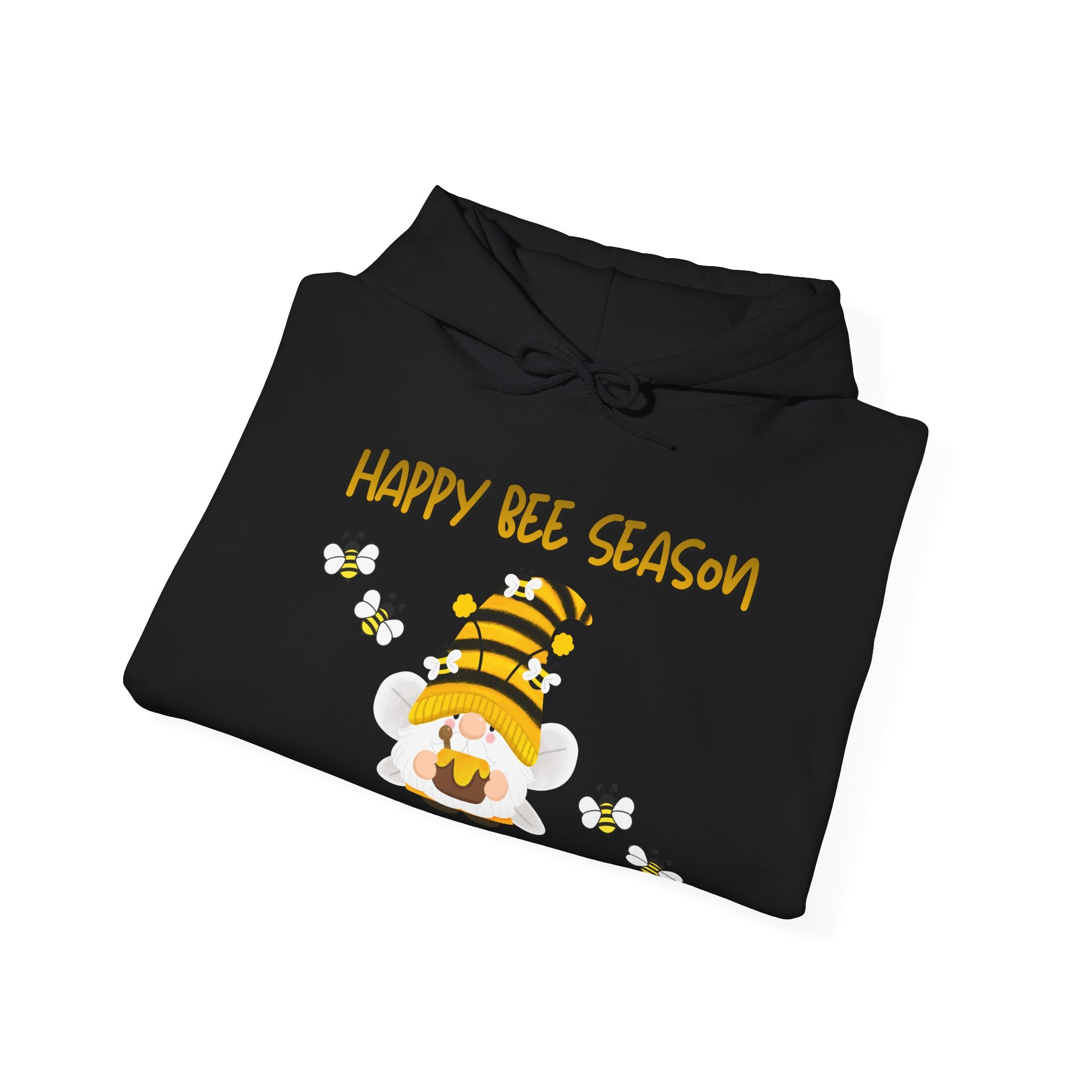 Happy Bee Season Hoodie – Süßer Frühlings Hoodie mit Bienen – Hoodie mit Wichtel Design