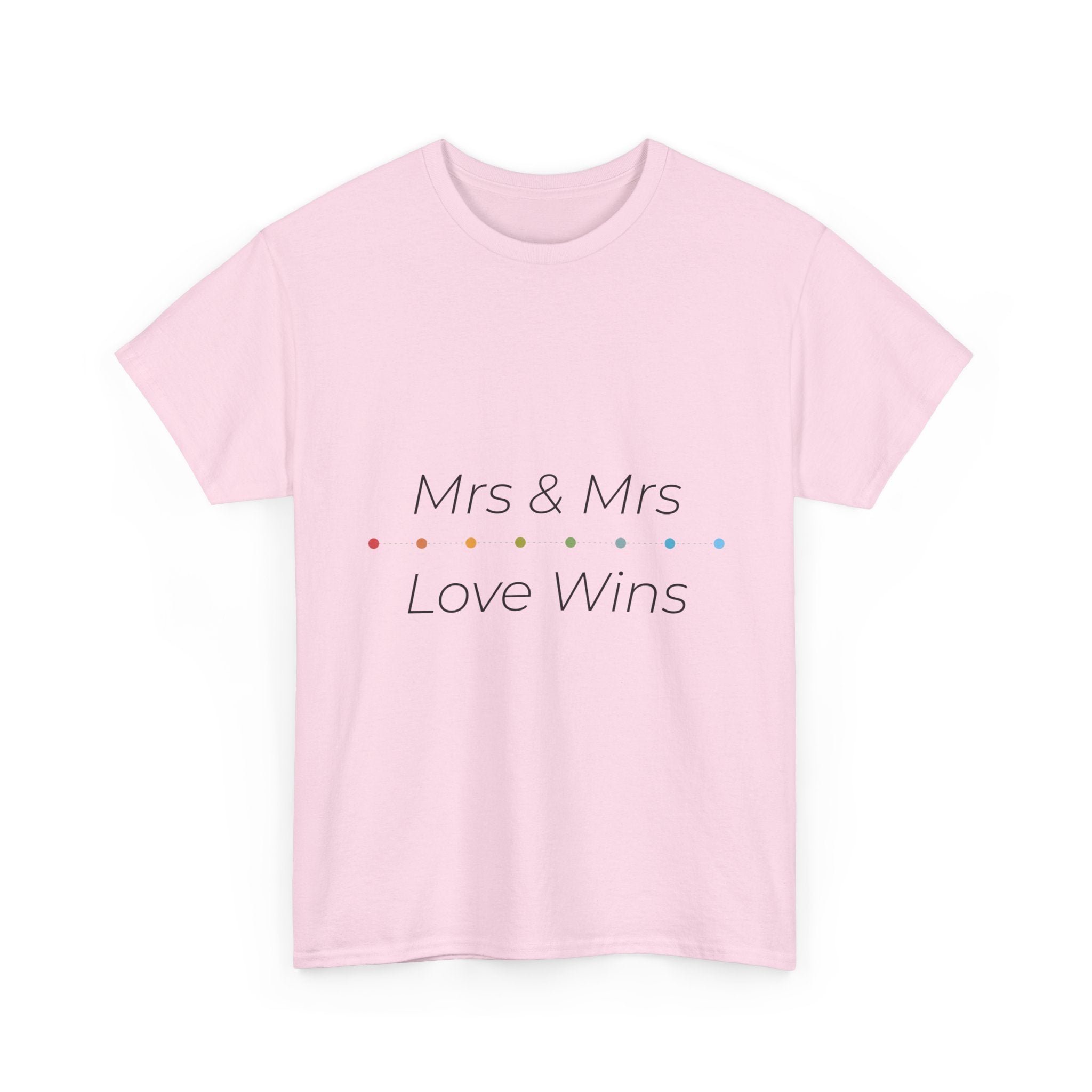 T-Shirt „Mrs & Mrs Love Wins“ – LGBTQ Hochzeit Shirt – Geschenk für Frauenpaar