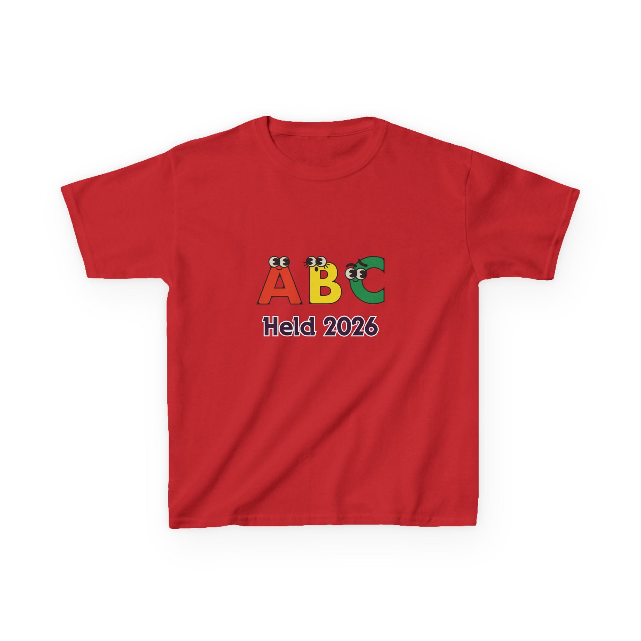 ABC Held 2026 Kinder T-Shirt | Einschulung Jungen & Mädchen | Süßes Schulstart Shirt mit ABC Motiv