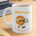 Mittwoch ich fühle Wochenende Tasse – Lustige Büro Tasse – Wochentag Tasse – Geschenk Kollegen – Kaffee Tasse Humor
