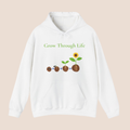 Grow Through Life Hoodie | Motivations Hoodie Damen & Herren | Positive Mindset Hoodie | Inspirierender Kapuzenpullover | Unisex Hoodie