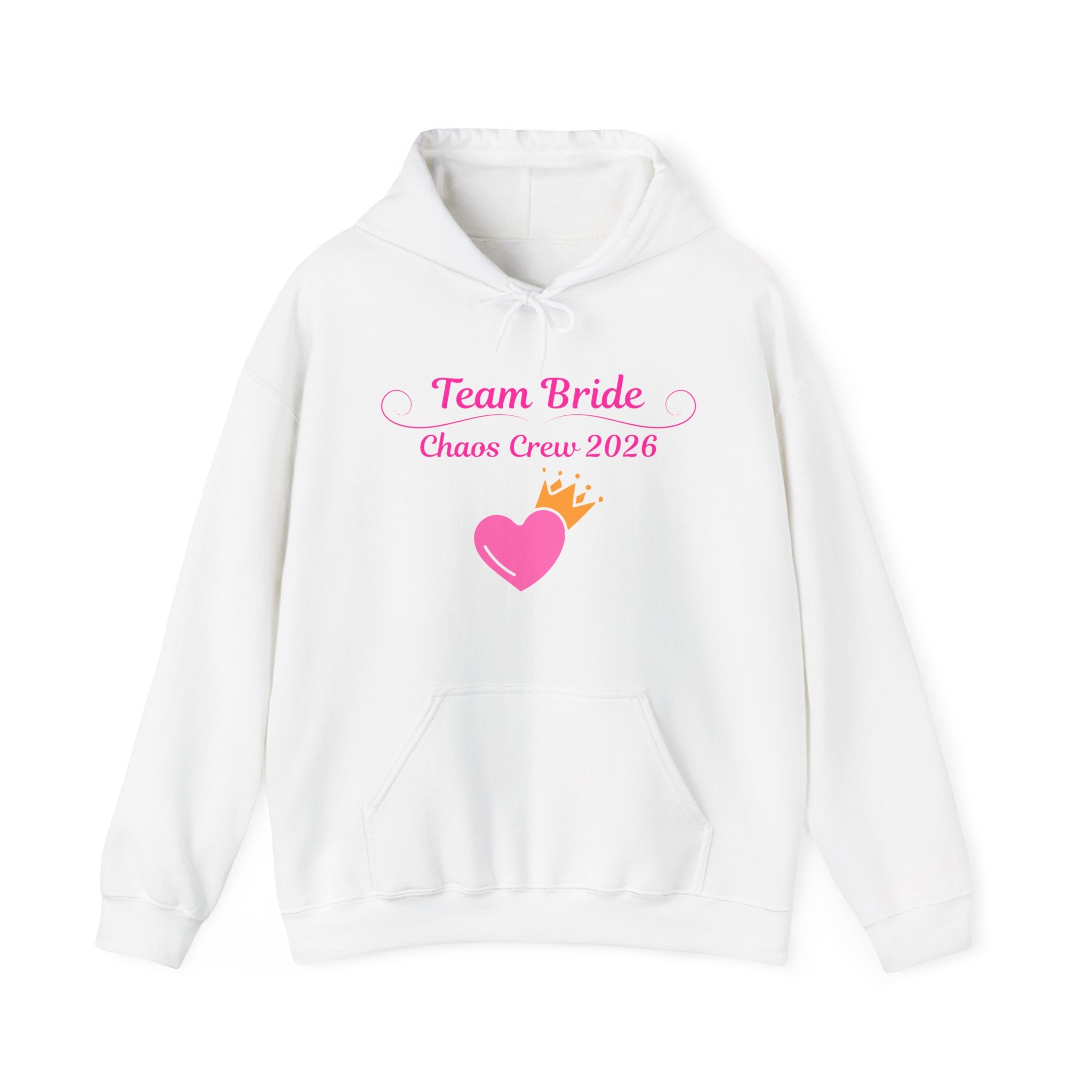 Team Bride Hoodie – Chaos Crew 2026 | JGA Hoodie Frauen | Junggesellinnenabschied Outfit