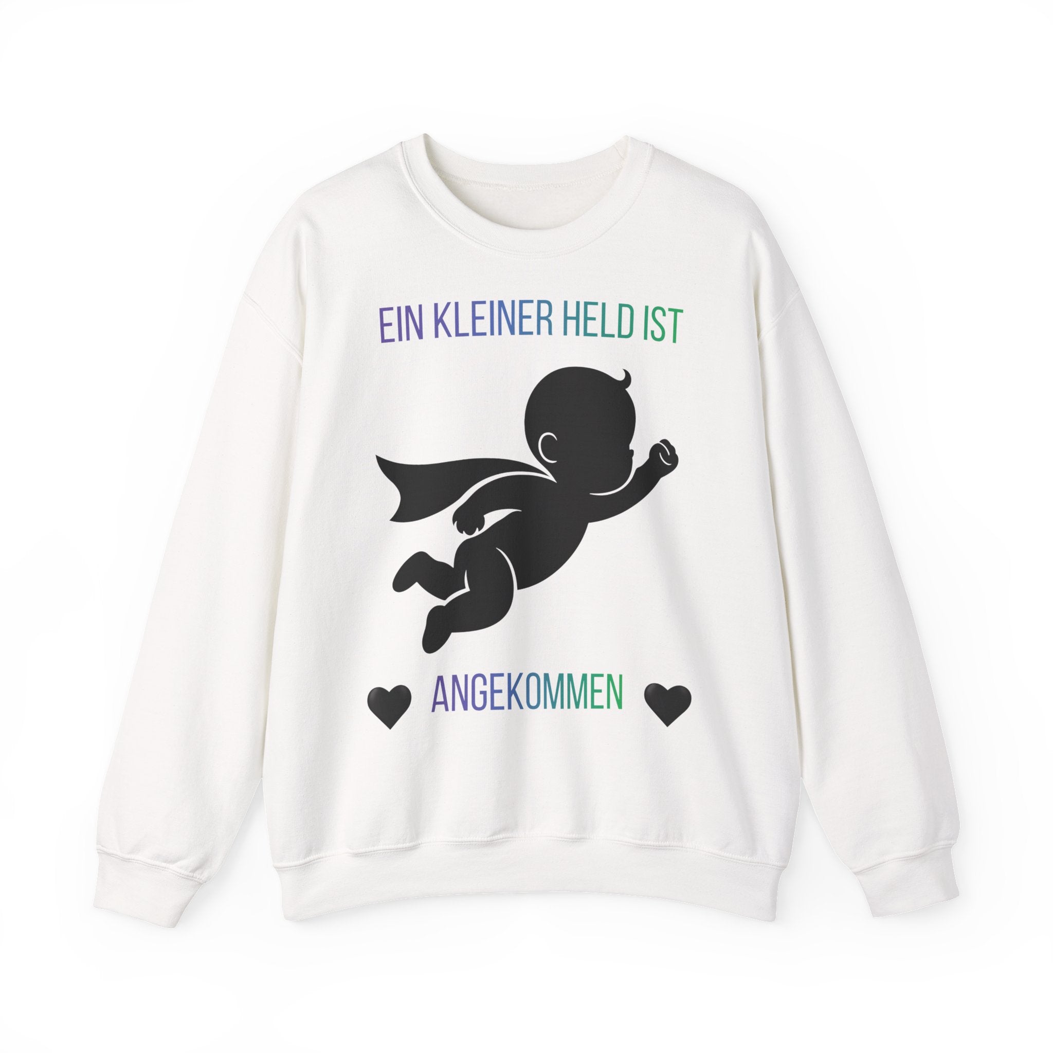 Ein kleiner Held ist angekommen Sweatshirt – Baby Ankunft Sweatshirt – Liebevolles Familien Sweatshirt