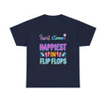 Happiest in Flip Flops – Sommer T-Shirt für Urlaub & Strand