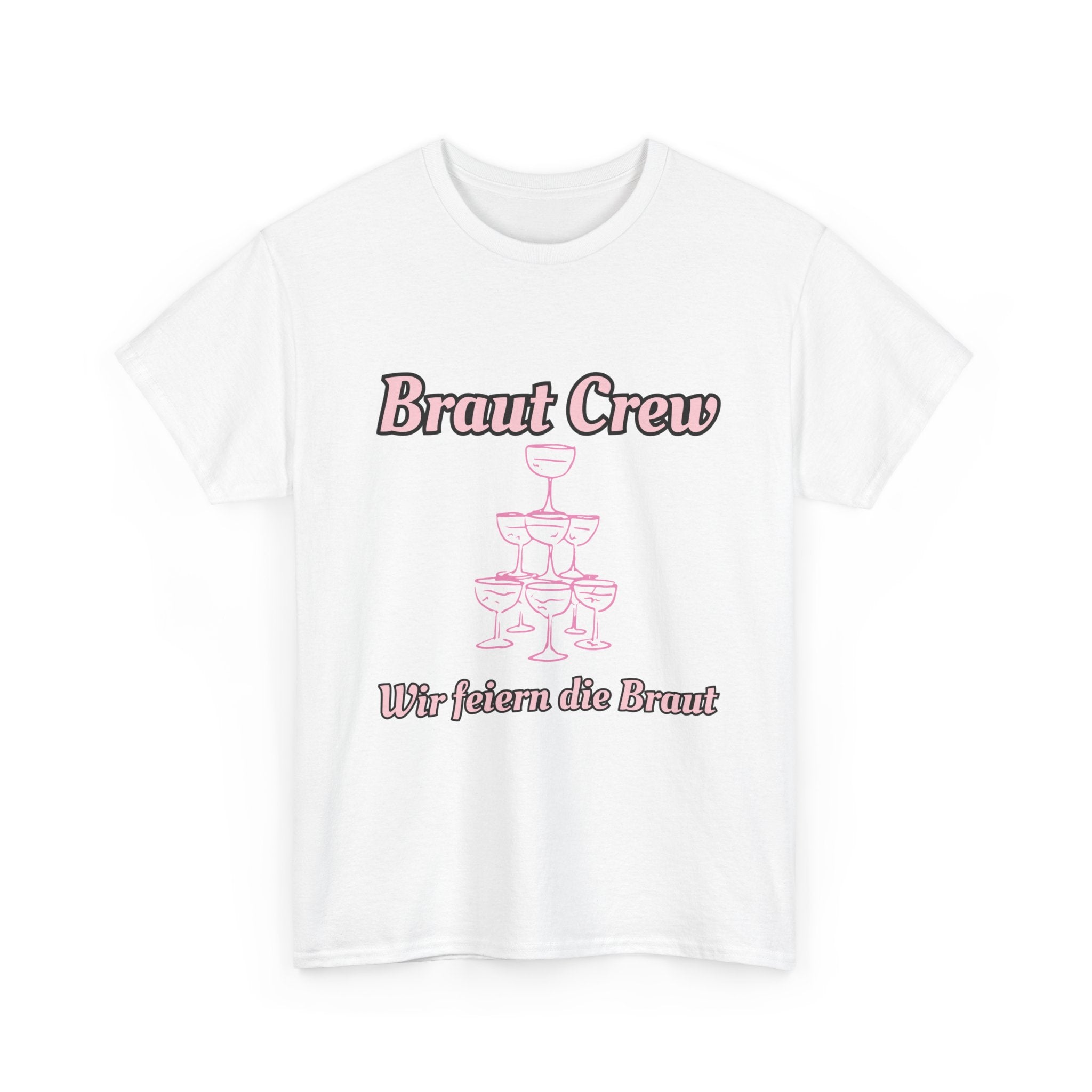 Braut Crew T-Shirt – Wir feiern die Braut | JGA Shirt Frauen | Junggesellinnenabschied Outfit