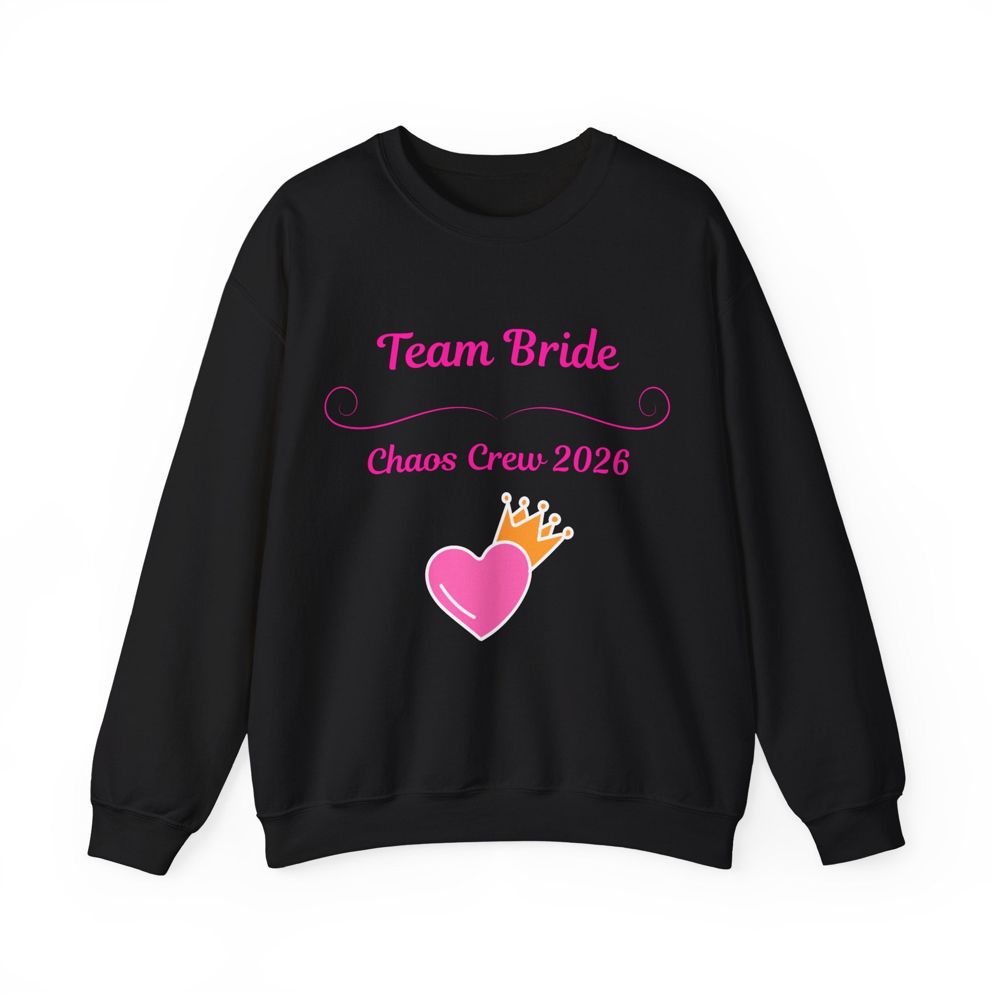 Team Bride Sweatshirt – Chaos Crew 2026 | JGA Pullover Frauen | Junggesellinnenabschied Outfit