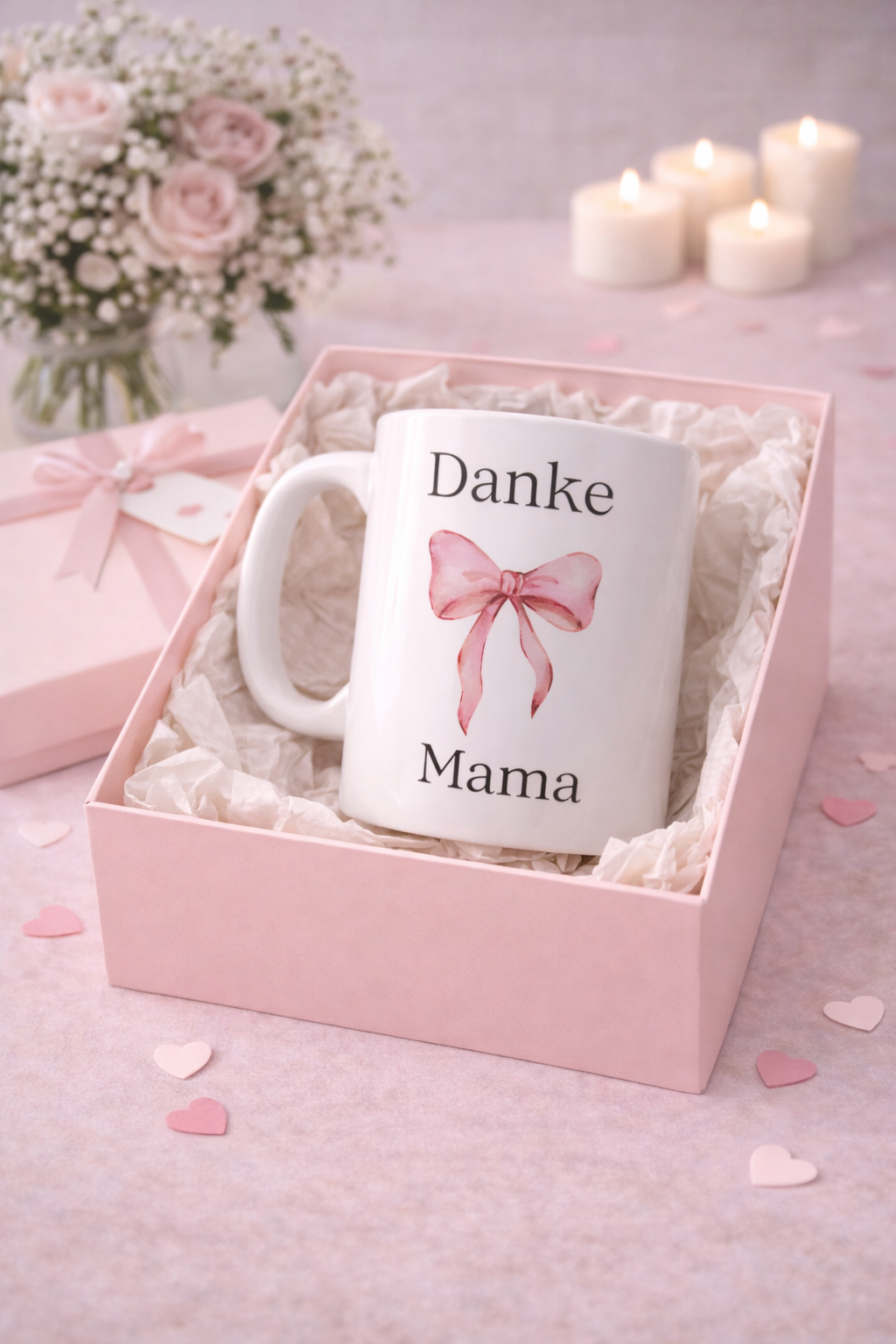Danke Mama Tasse 330 ml – Geschenk für Mama – Muttertag Geschenk – Kaffeetasse Mama