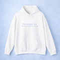 Hoodie „Für immer wir“ – Partner Hoodie Hochzeit – Geschenk für Paare – Weiß