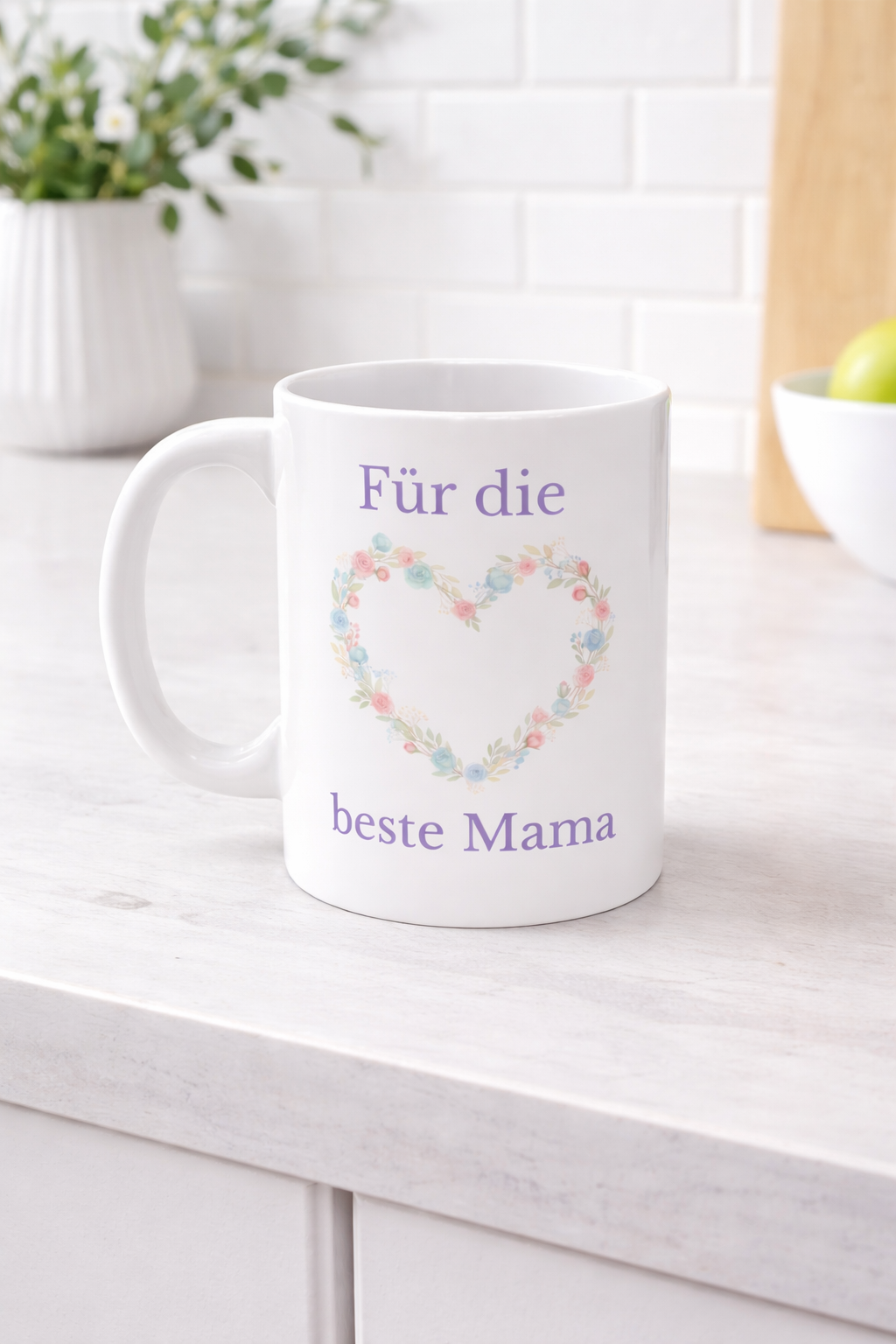 Für die beste Mama Tasse 330 ml – Geschenk für Mama – Muttertag Geschenk – Kaffeetasse Mama