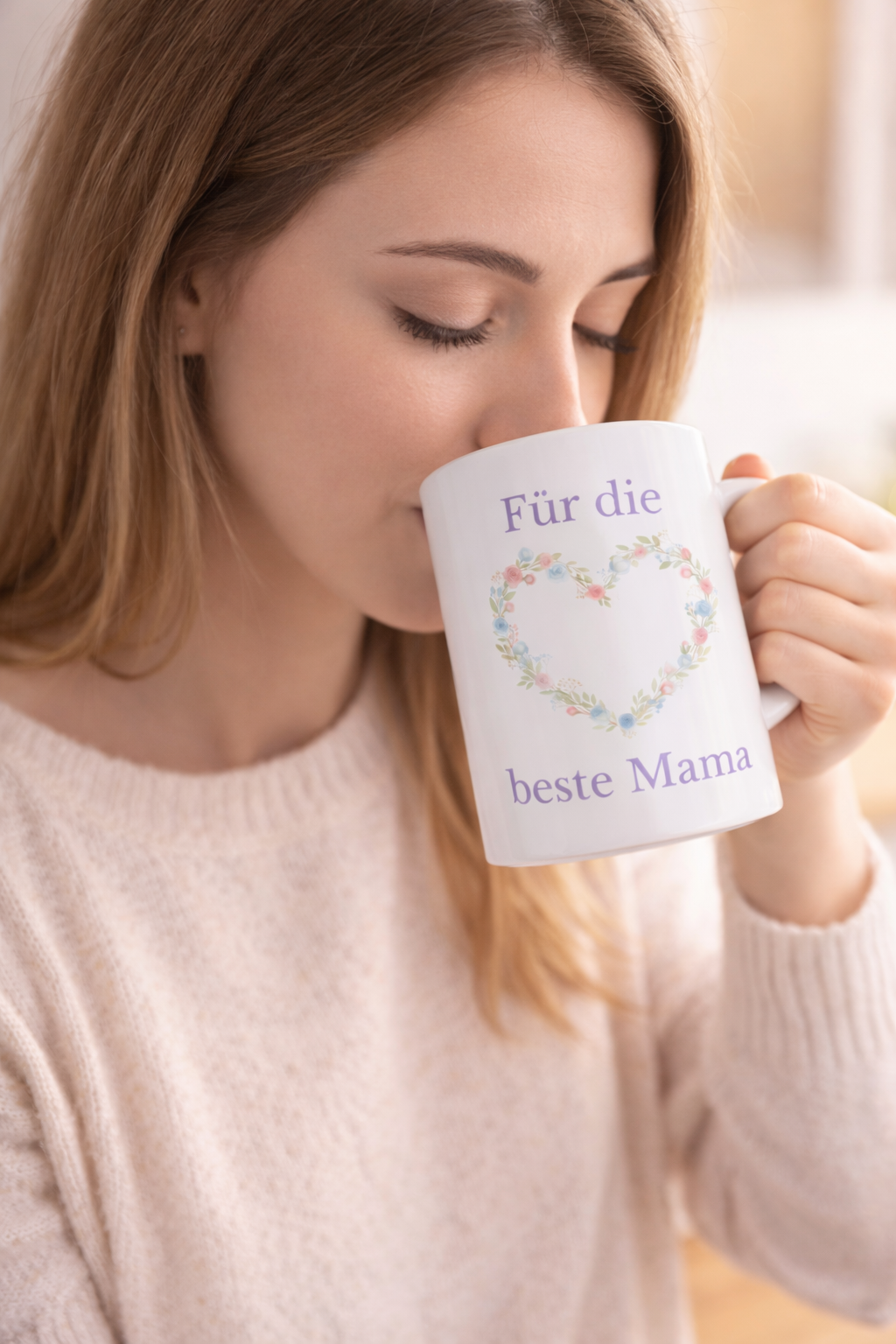 Für die beste Mama Tasse 330 ml – Geschenk für Mama – Muttertag Geschenk – Kaffeetasse Mama