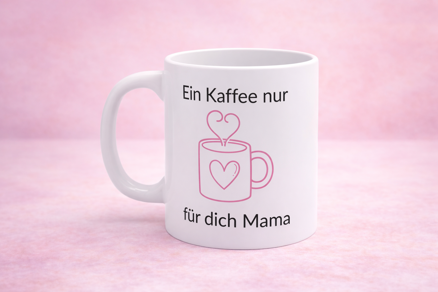 Tasse „Ein Kaffee nur für dich Mama“ – Geschenk für Mama – 330 ml Keramiktasse