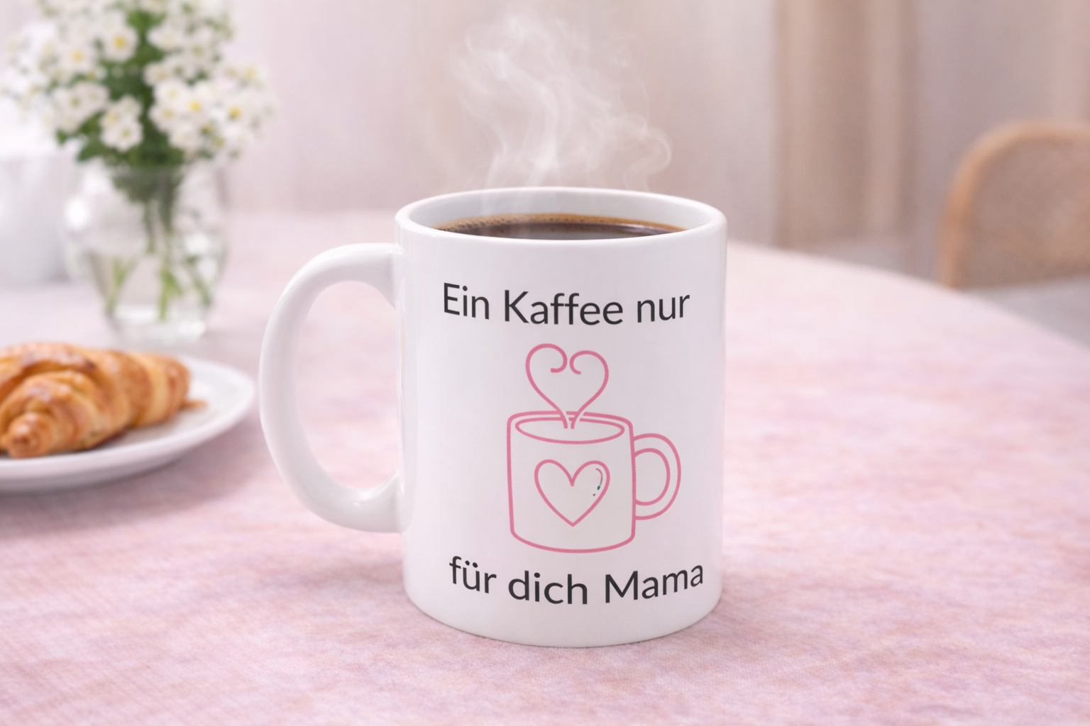 Tasse „Ein Kaffee nur für dich Mama“ – Geschenk für Mama – 330 ml Keramiktasse
