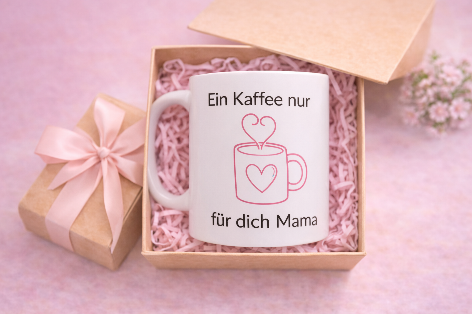 Tasse „Ein Kaffee nur für dich Mama“ – Geschenk für Mama – 330 ml Keramiktasse