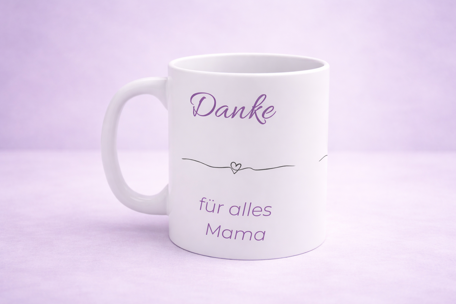 Mama Tasse „Danke für alles Mama“ – Liebevolle Geschenkidee zum Muttertag – 330 ml Keramiktasse