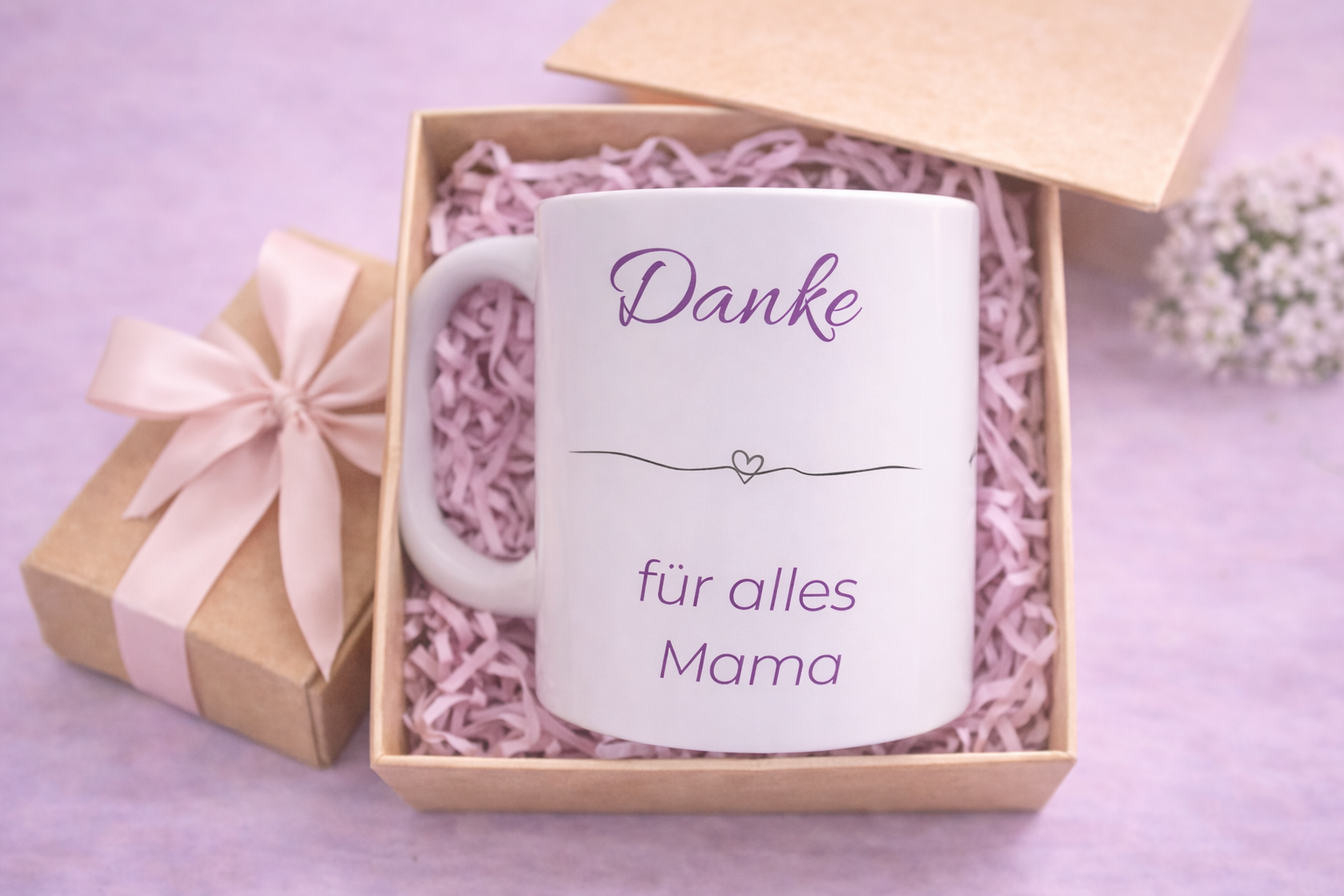 Mama Tasse „Danke für alles Mama“ – Liebevolle Geschenkidee zum Muttertag – 330 ml Keramiktasse