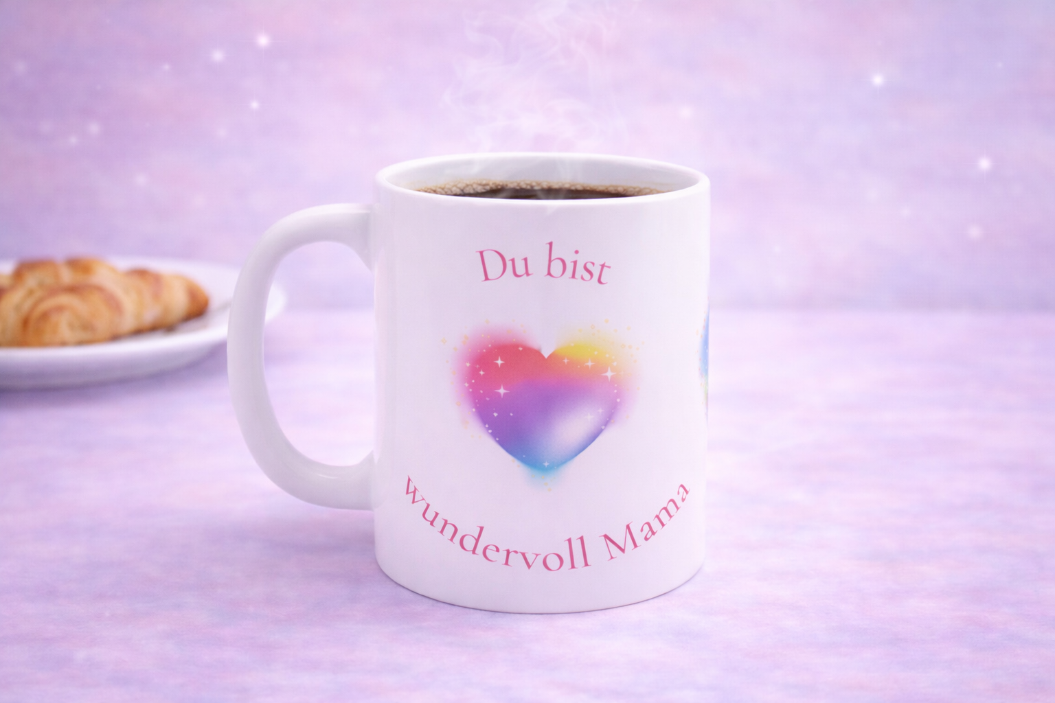 Tasse „Du bist wundervoll Mama“ – liebevolles Geschenk für Mama – 330 ml Keramiktasse