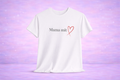 Mama mit Herz T-Shirt – Geschenk für Mama – Liebevolles Shirt für Mutter – Muttertag Geschenk