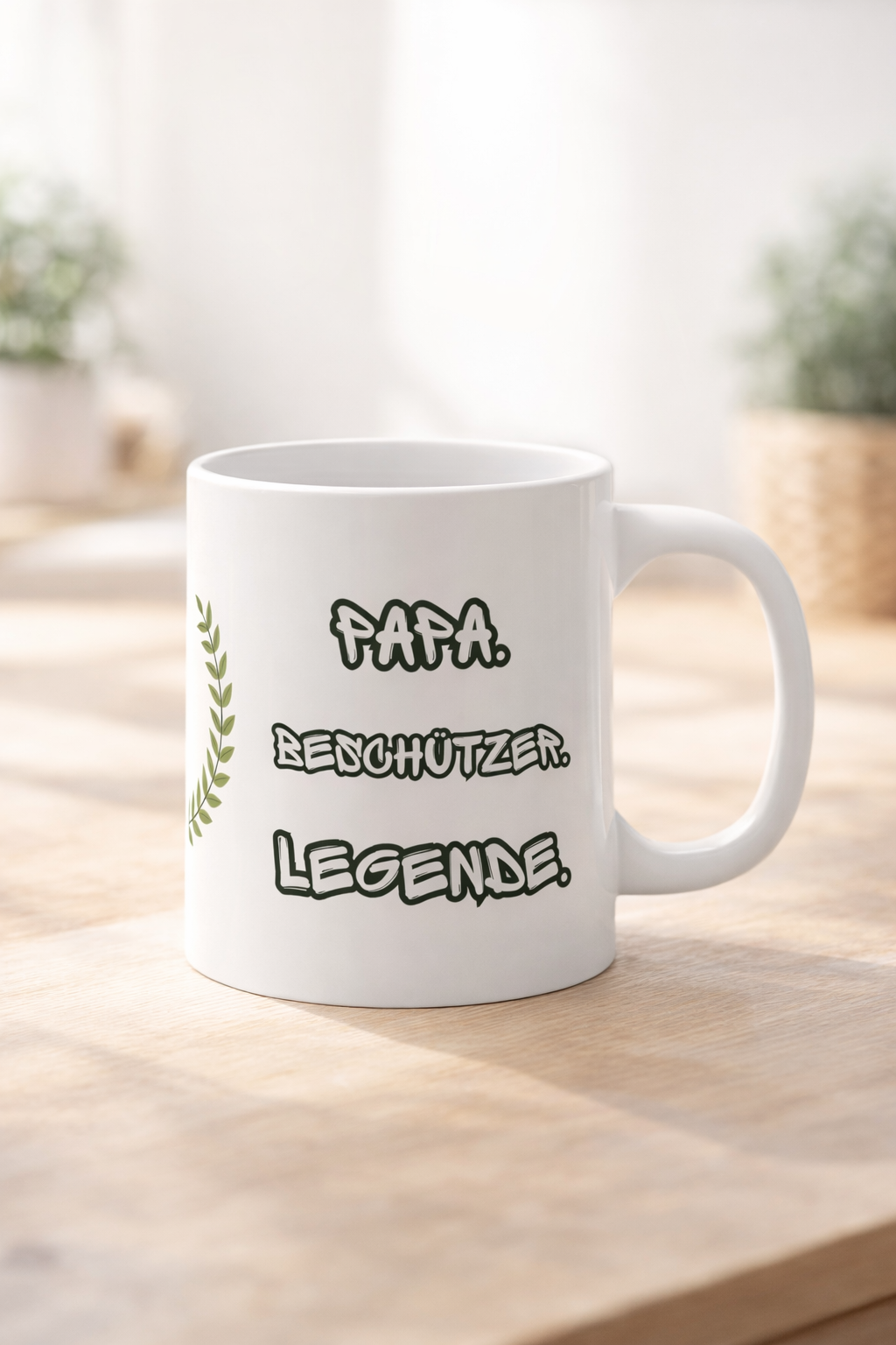 Papa Beschützer Legende Tasse 330 ml – Geschenk für Papa – Lustige Kaffeetasse – Vatertag Geschenk