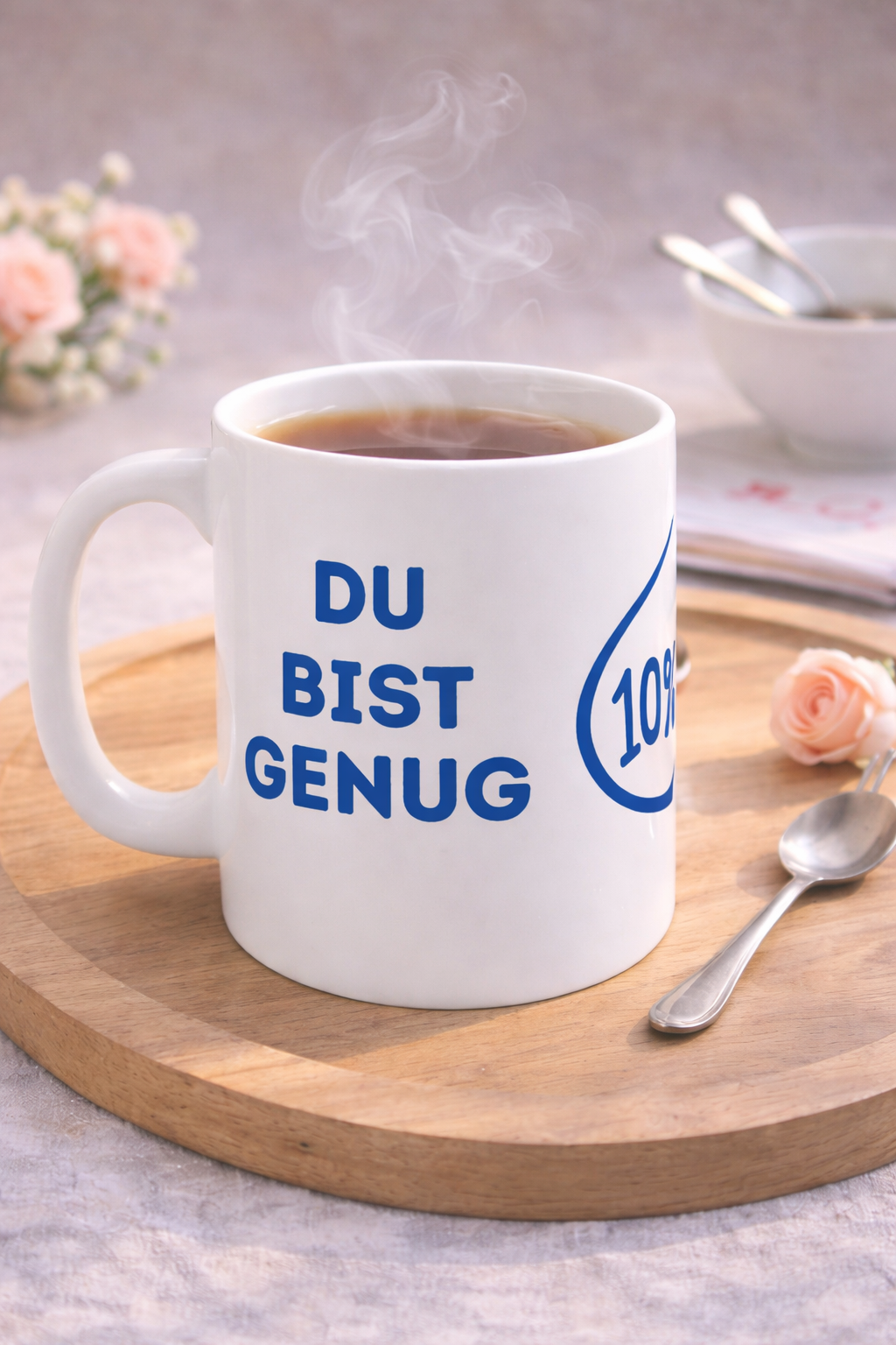 Tasse „Du bist genug“ – Motivations Tasse – Geschenk für Selbstliebe – 330 ml
