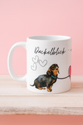 Dackel Tasse – Dackelblick und du bist verloren | Geschenk für Dackelbesitzer | Hundetasse 330 ml
