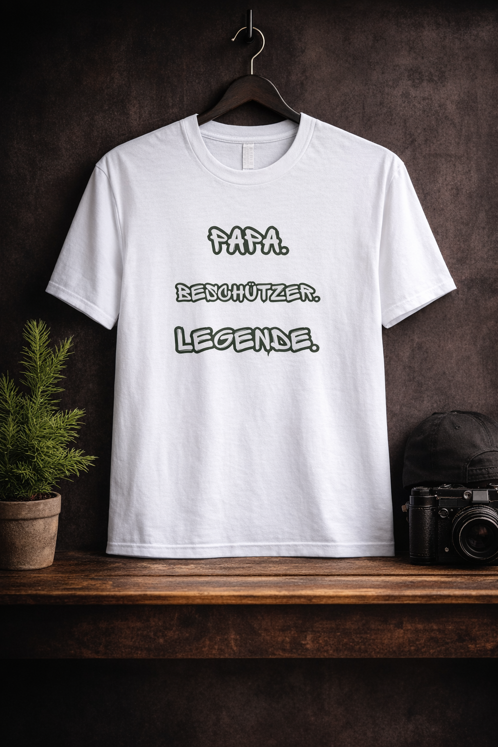 Papa Beschützer Legende T-Shirt – Geschenk für Vater – Vatertag Shirt Herren – Papa Geschenkidee – Familienheld Shirt
